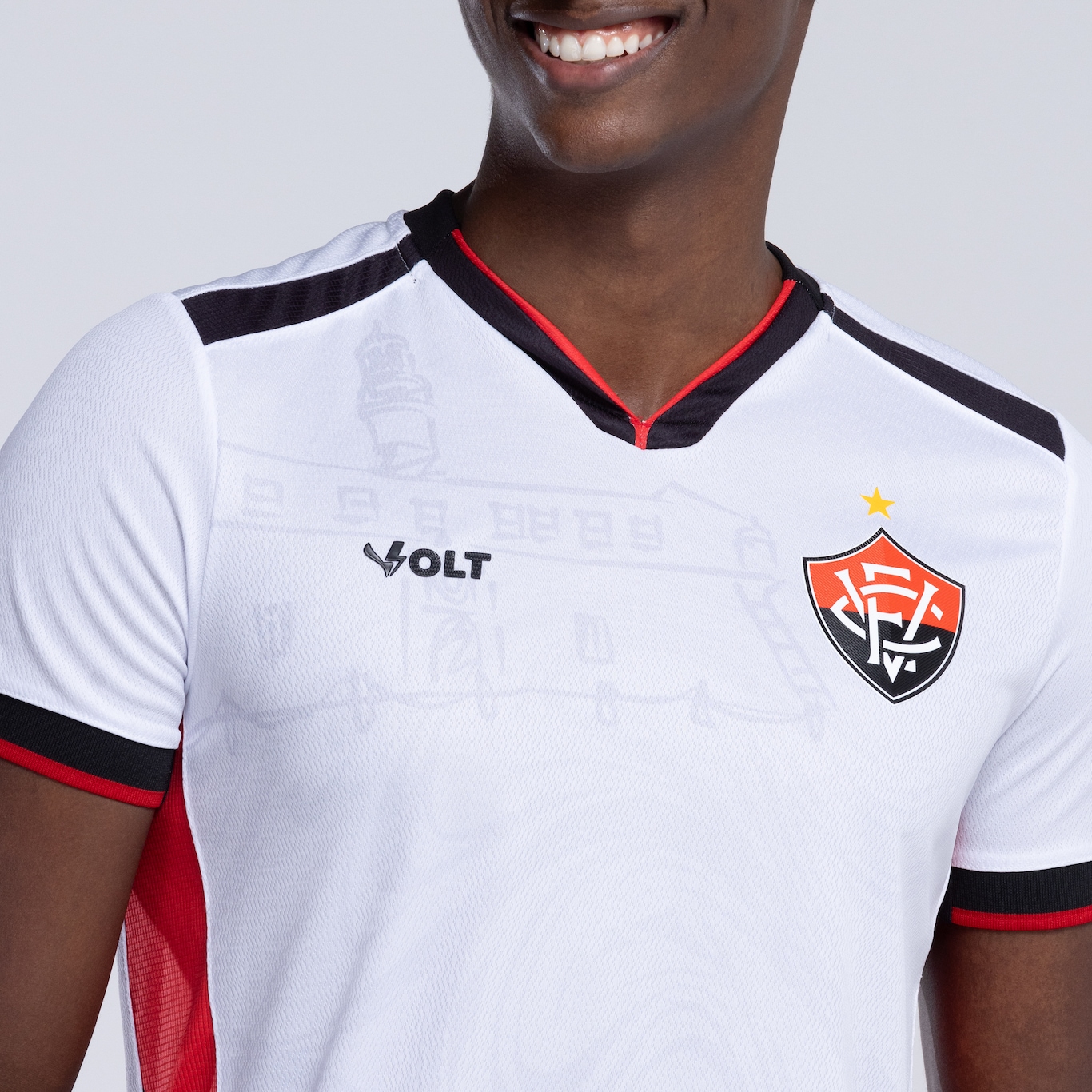 Camisa do Vitória-BA II 24 Volt Masculina Torcedor - Foto 5