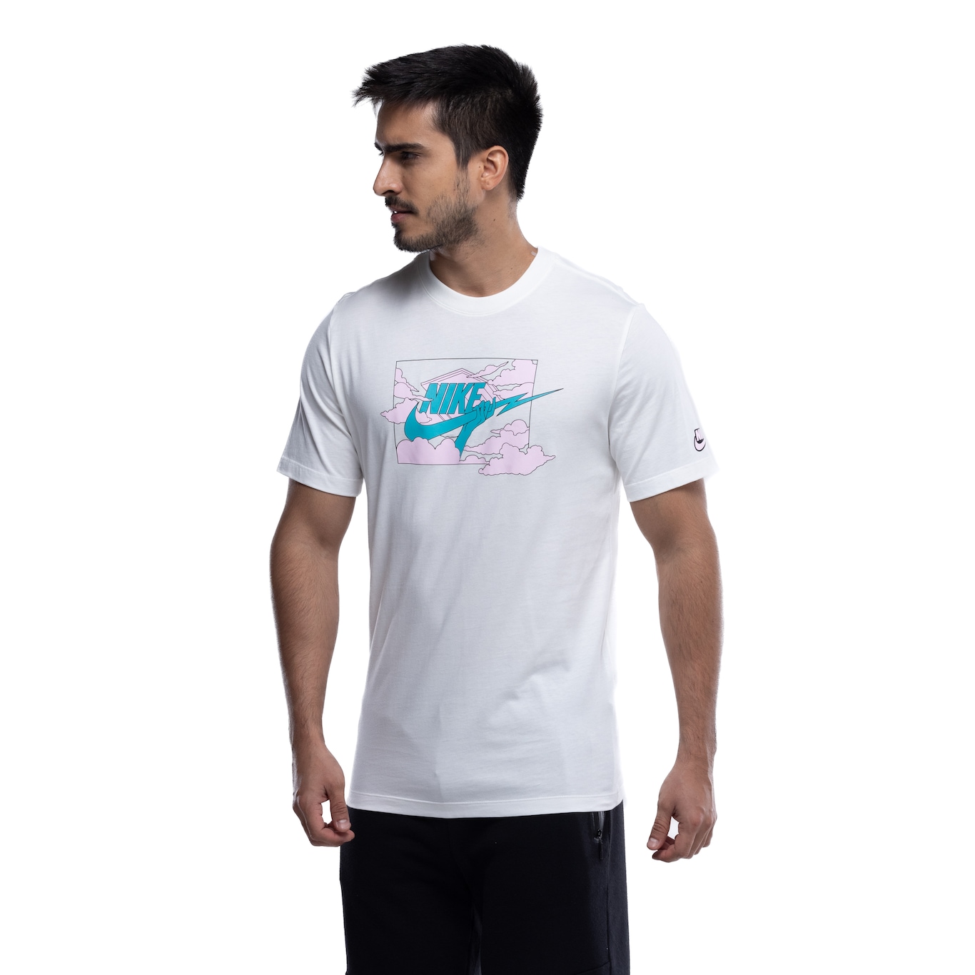 Camiseta Masculina Nike Manga Curta Sportswear Tee Hbr SSnl - Video 1