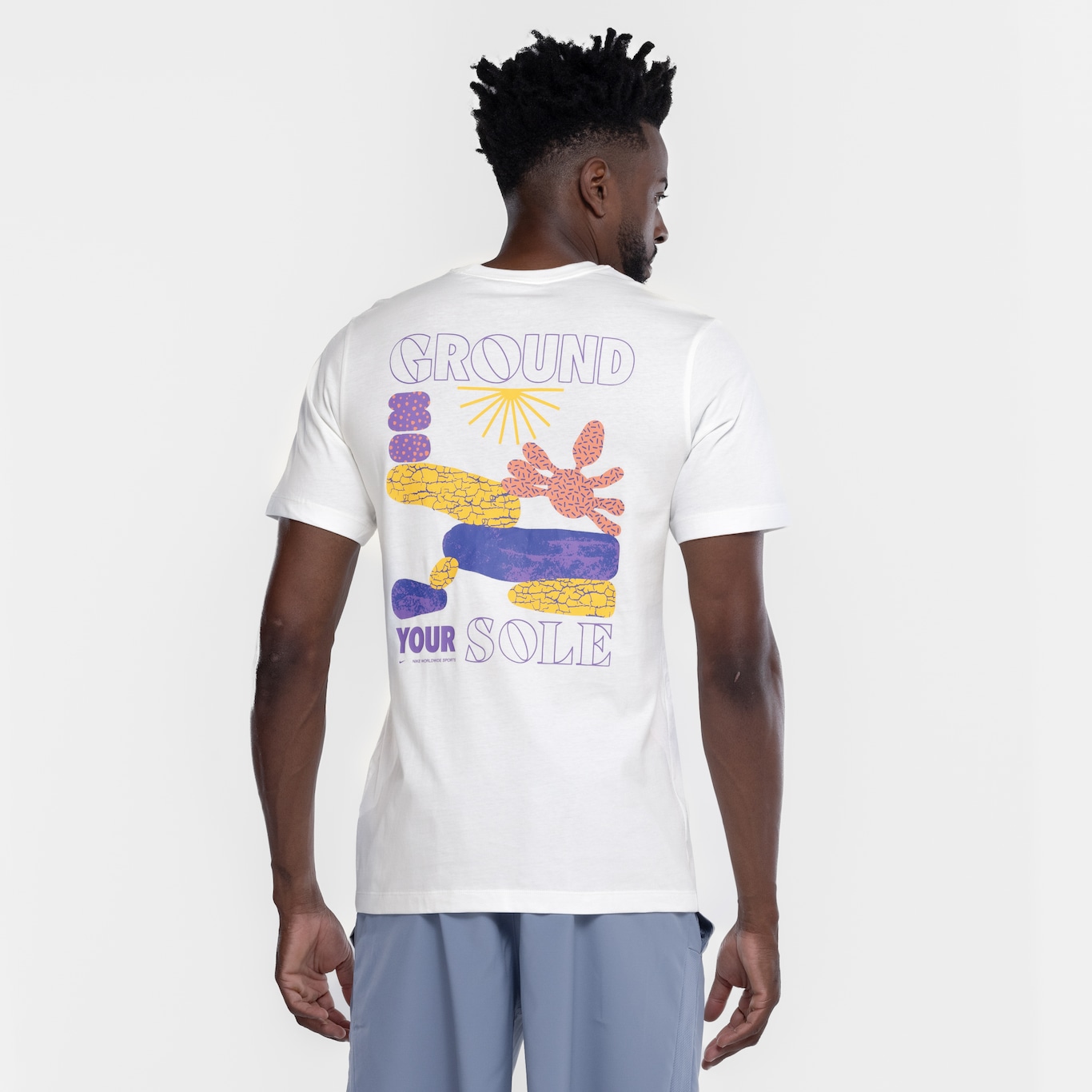 Camiseta Masculina Nike Manga Curta Sportswear Heritage Branding Open - Foto 3