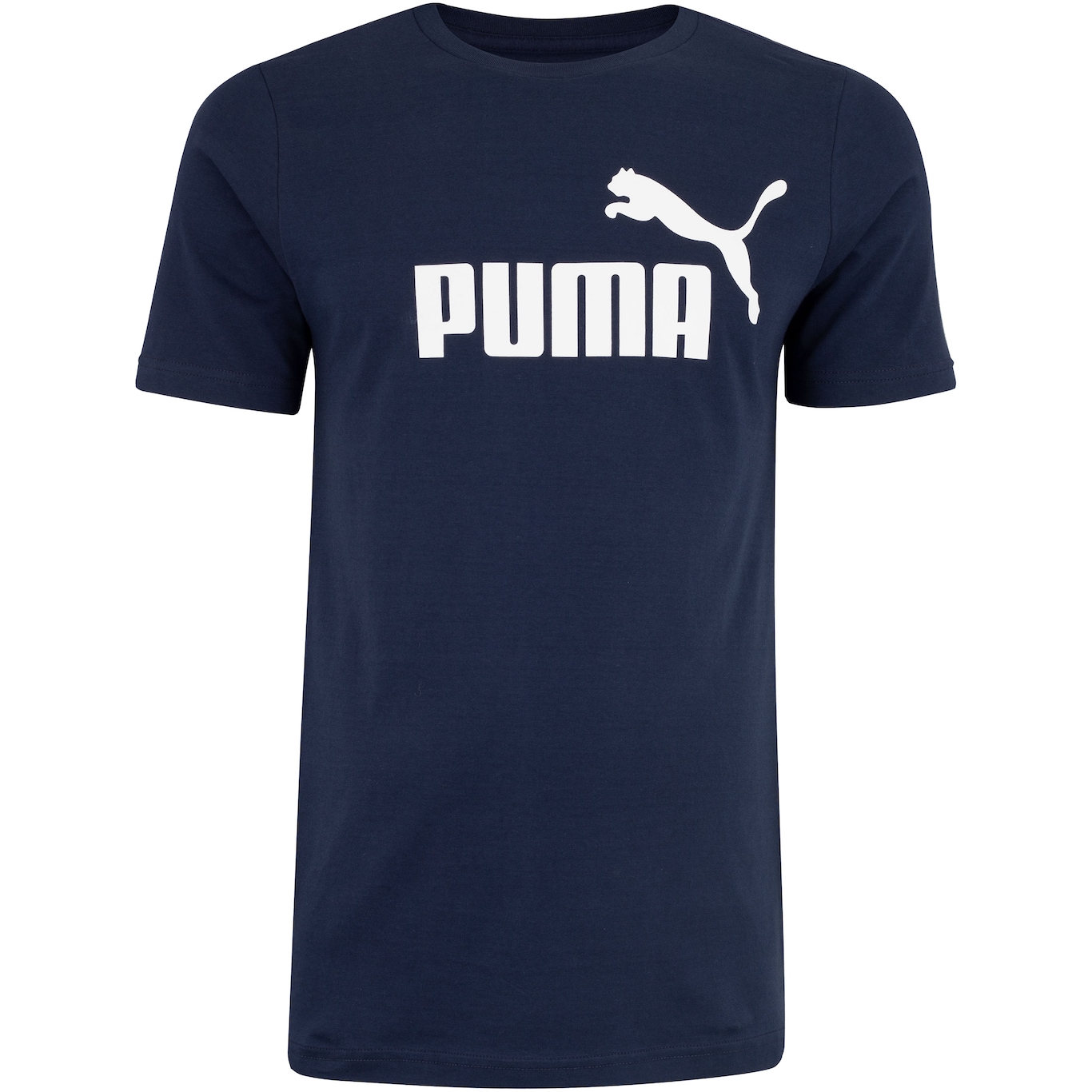 Camiseta Masculina Puma Manga Curta ESS Tee Logo - Foto 1