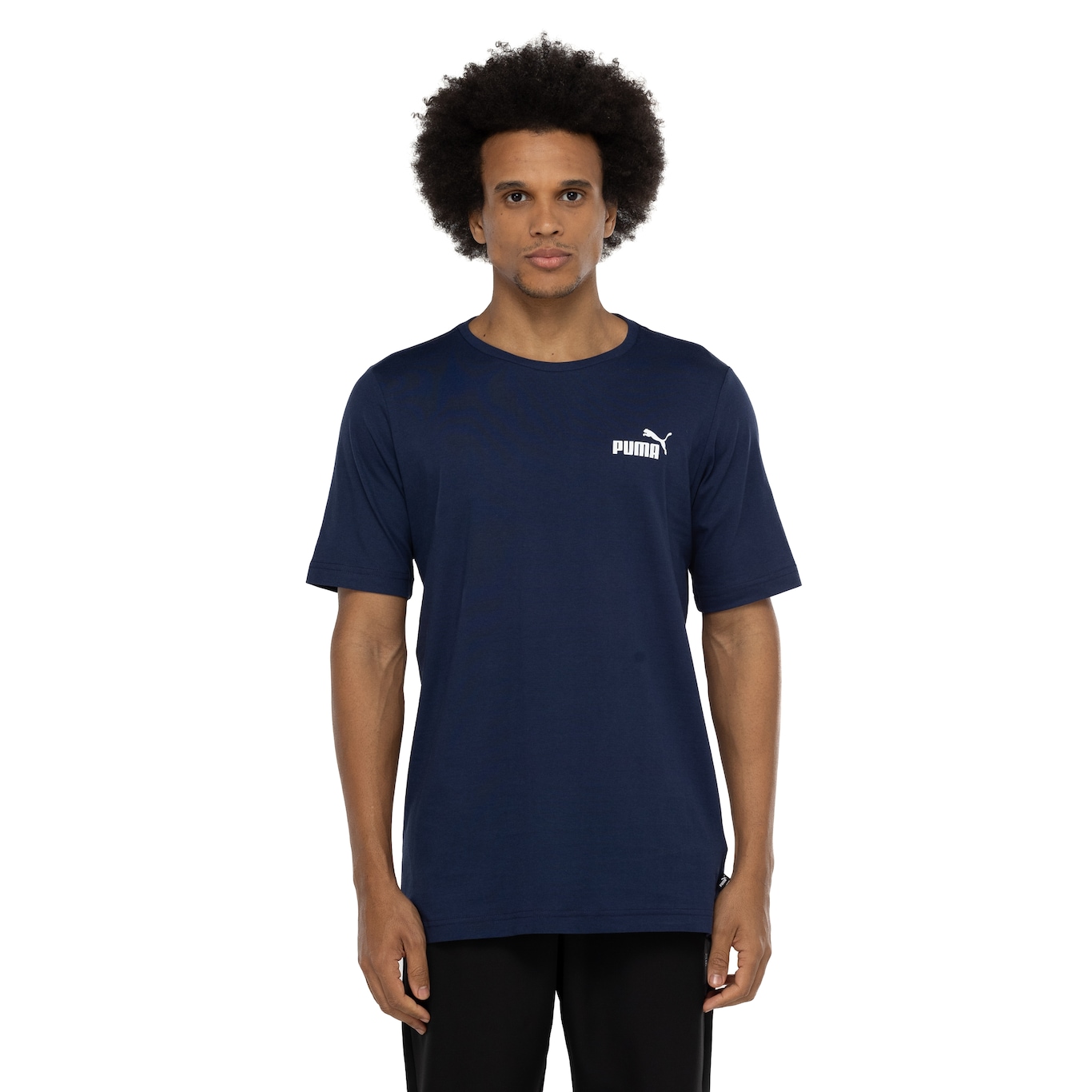 Camiseta Masculina Puma Manga Curta Small Logo ESS - Video 1