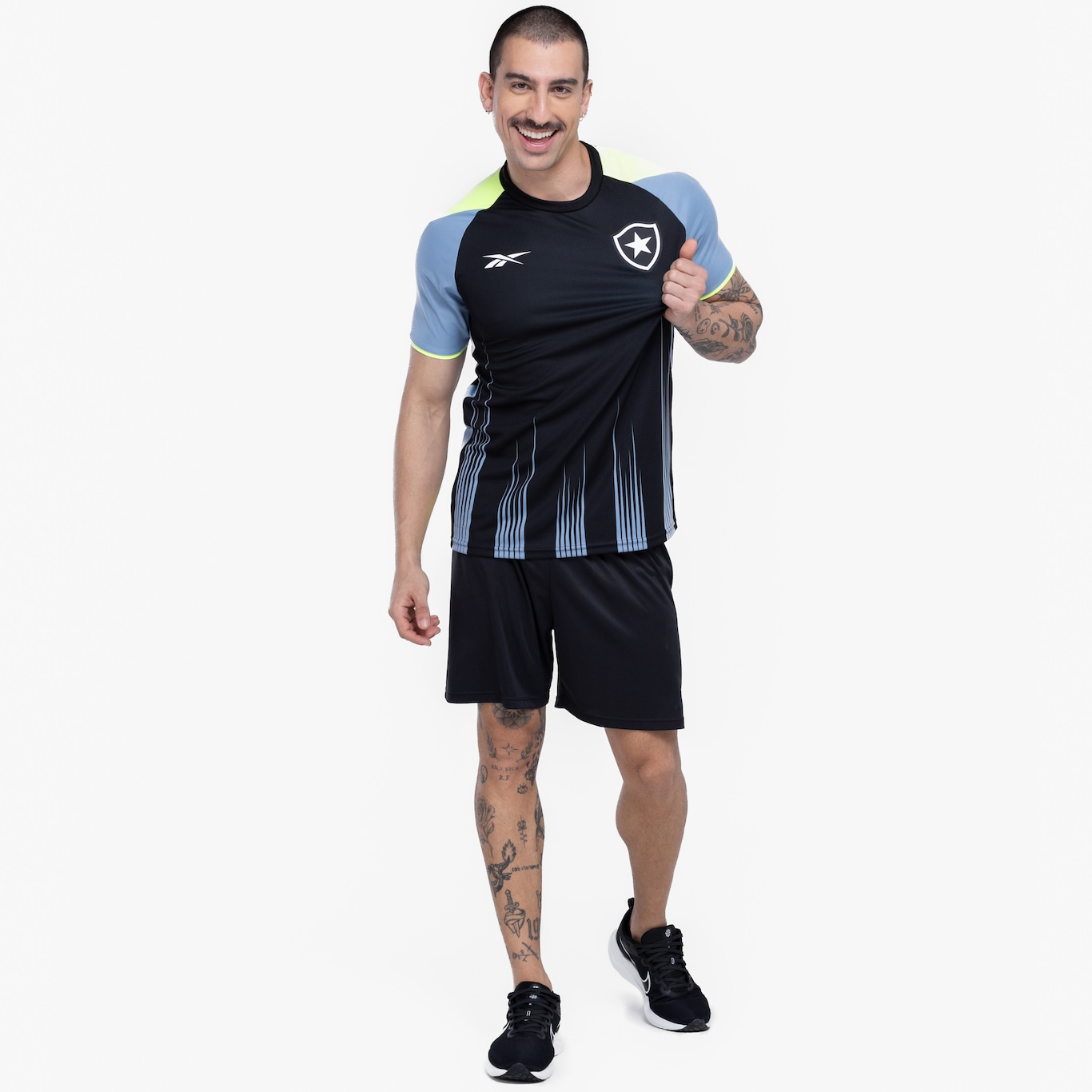 Camisa de Treino do Botafogo 24 Reebok Masculina - Foto 4