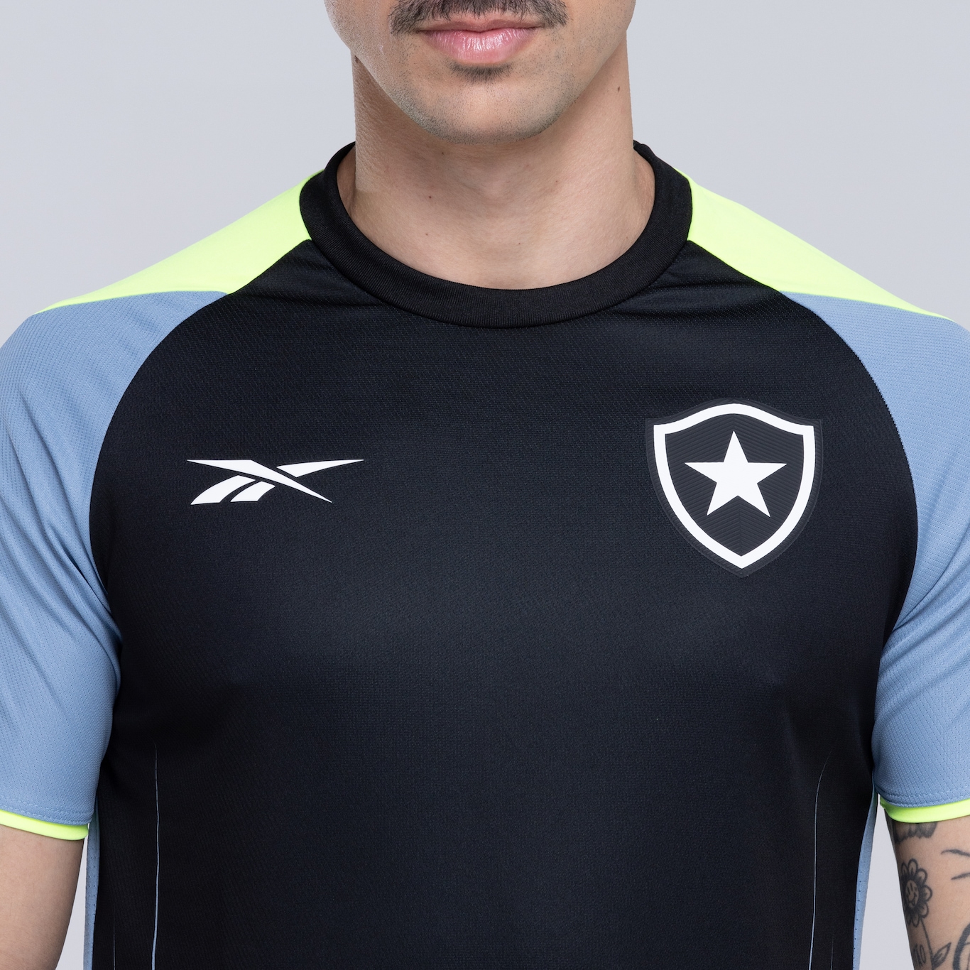 Camisa de Treino do Botafogo 24 Reebok Masculina - Foto 6