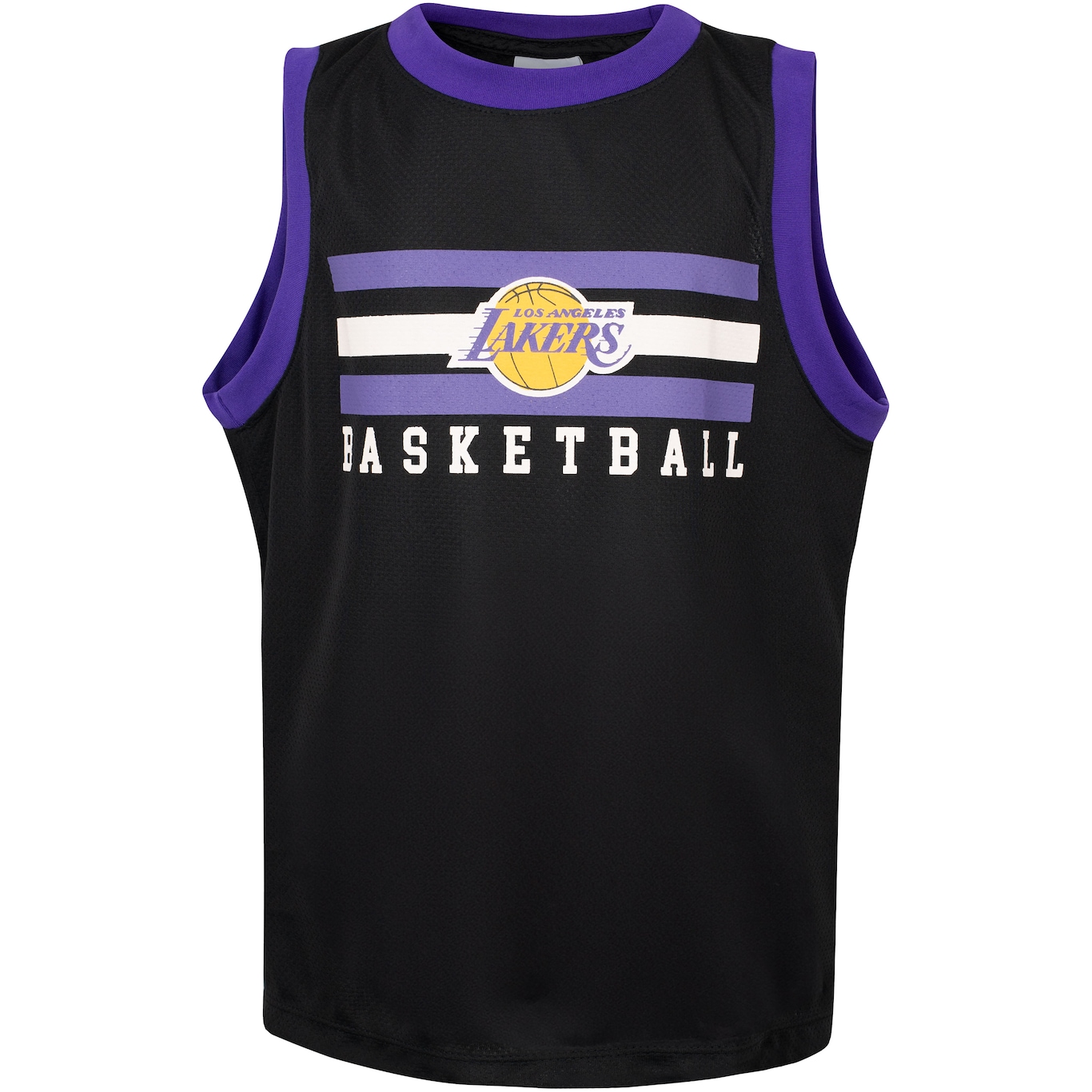 Camiseta Regata do Los Angeles Lakers NBA Juvenil Wordmark N0332 - Foto 1