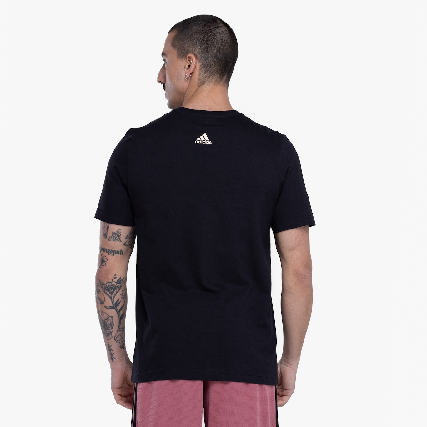 Camiseta Masculina adidas Manga Curta Brand Love - Foto 3