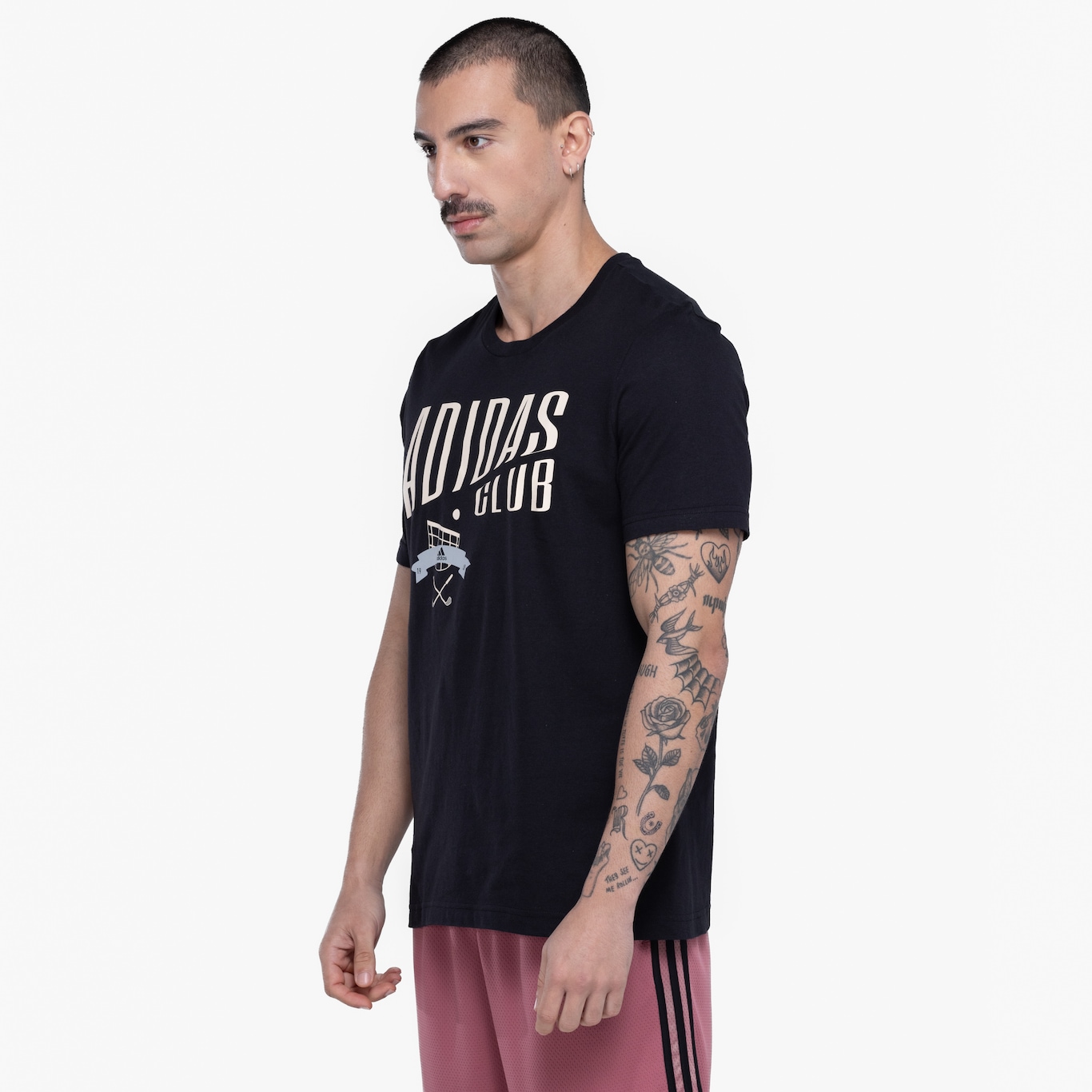 Camiseta Masculina adidas Manga Curta Brand Love - Foto 5