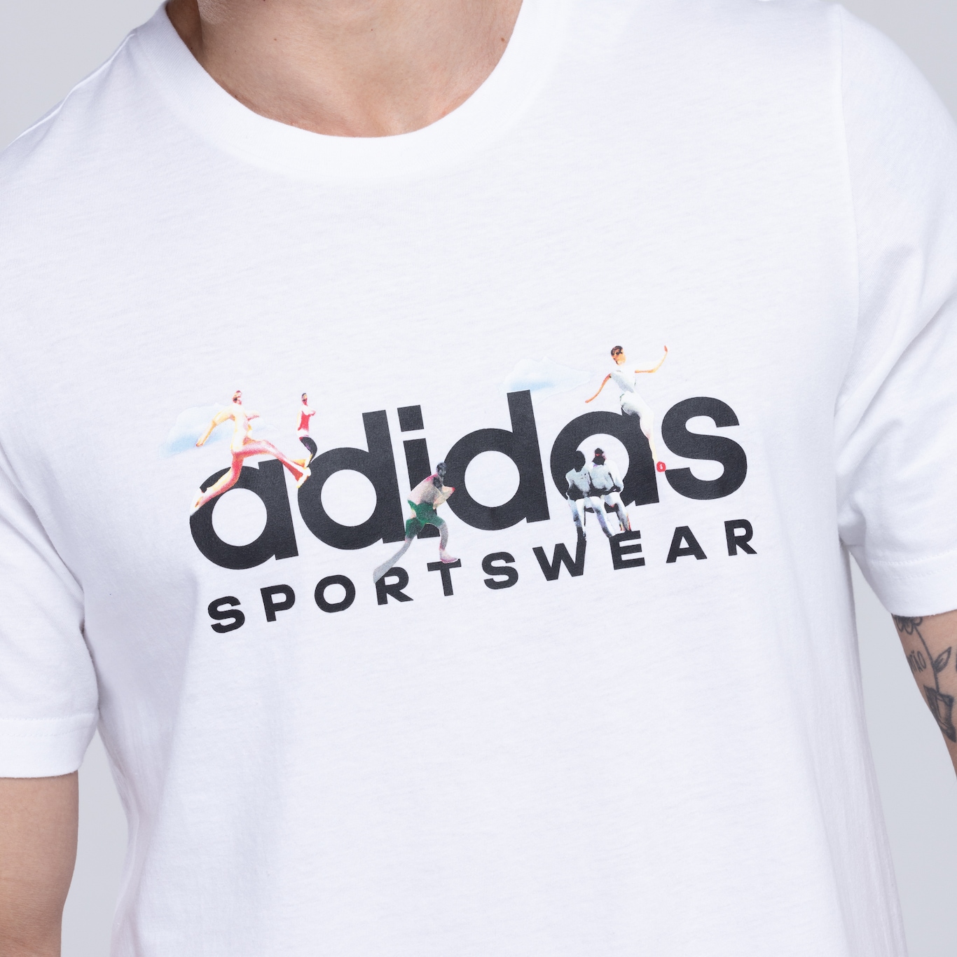 Camiseta Masculina adidas Manga Curta Graphic Landscape - Foto 6