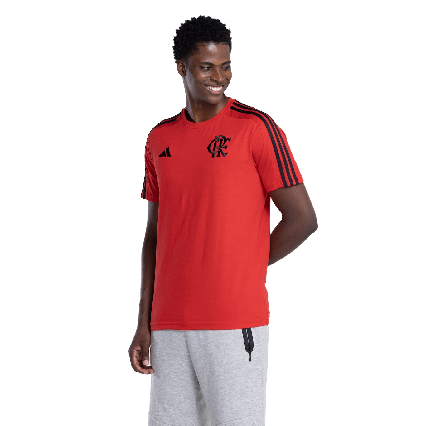 Camiseta do Flamengo adidas Masculina DNA - Video 1