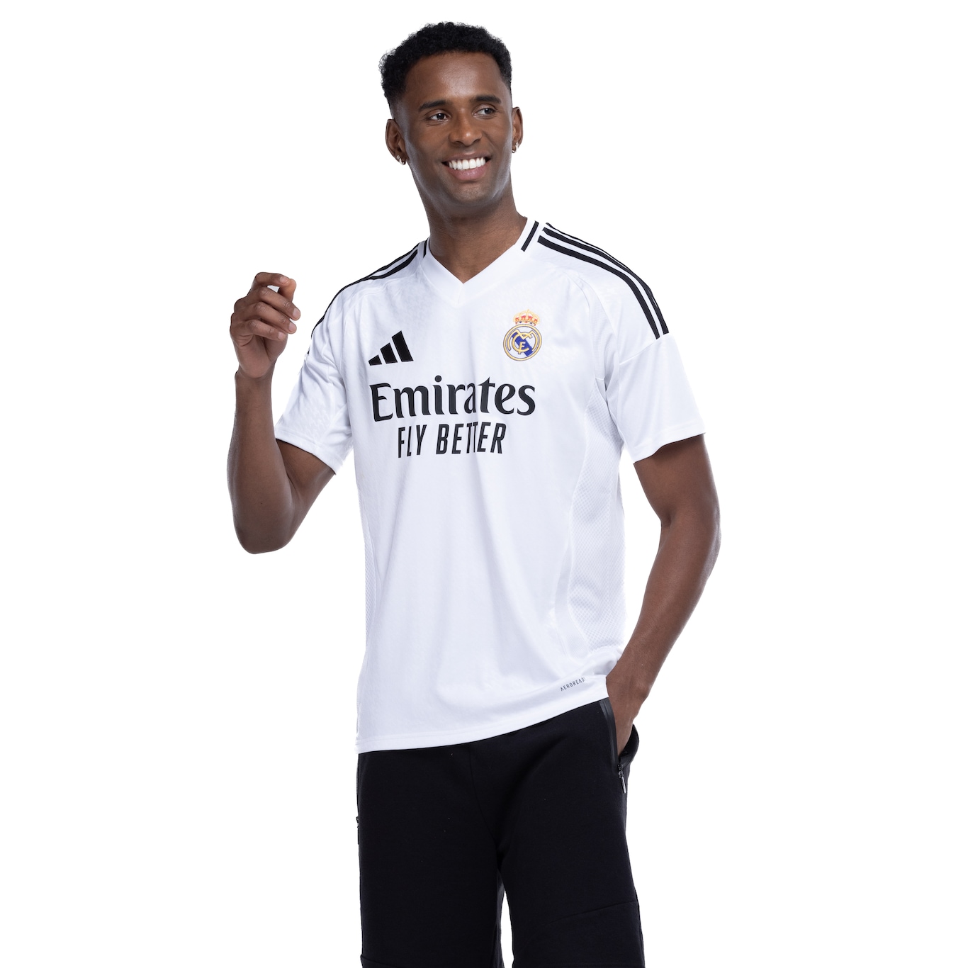 Camisa do Real Madrid I 24/25 adidas Masculina Torcedor - Video 1