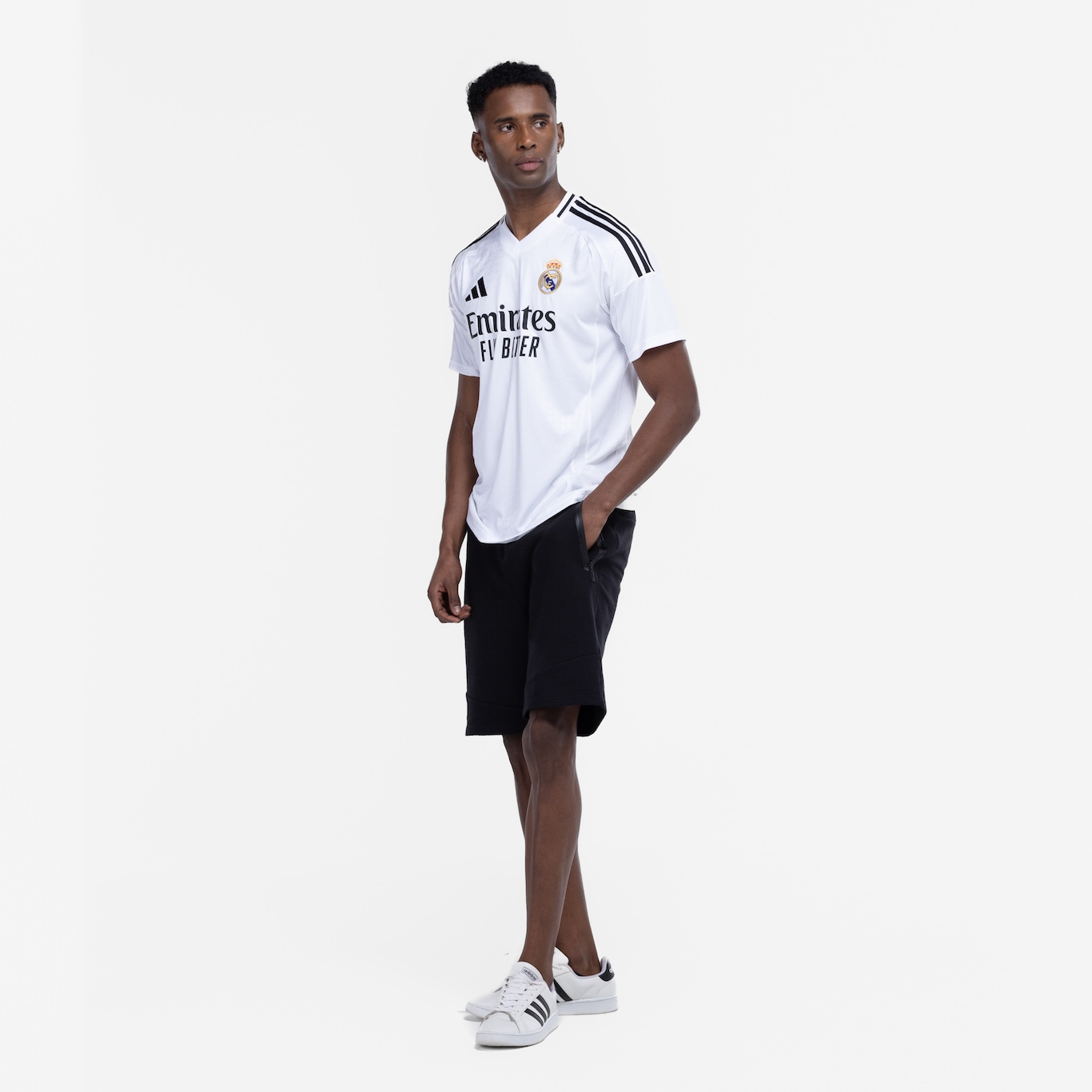 Camisa do Real Madrid I 24/25 adidas Masculina Torcedor - Foto 5