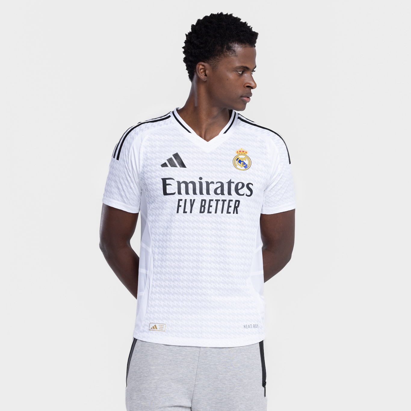 Camisa do Real Madrid I 24/25 adidas Masculina Authentic - Foto 5