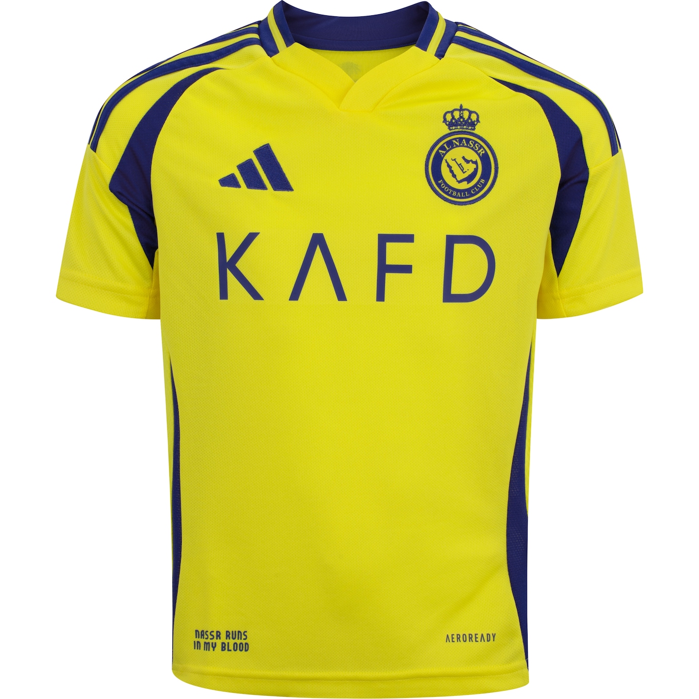 Camisa do Al Nassr I 24/25 adidas Infantil Torcedor Ronaldo - Foto 1