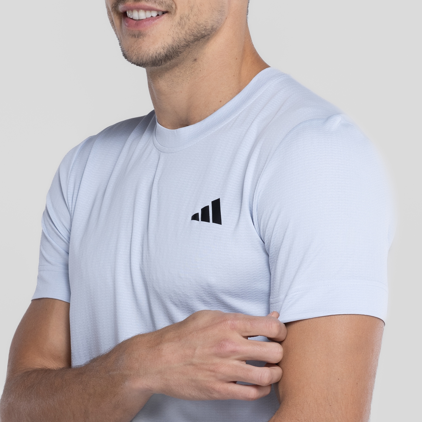 Camiseta Masculina adidas Manga Curta Freelift Pro - Foto 5