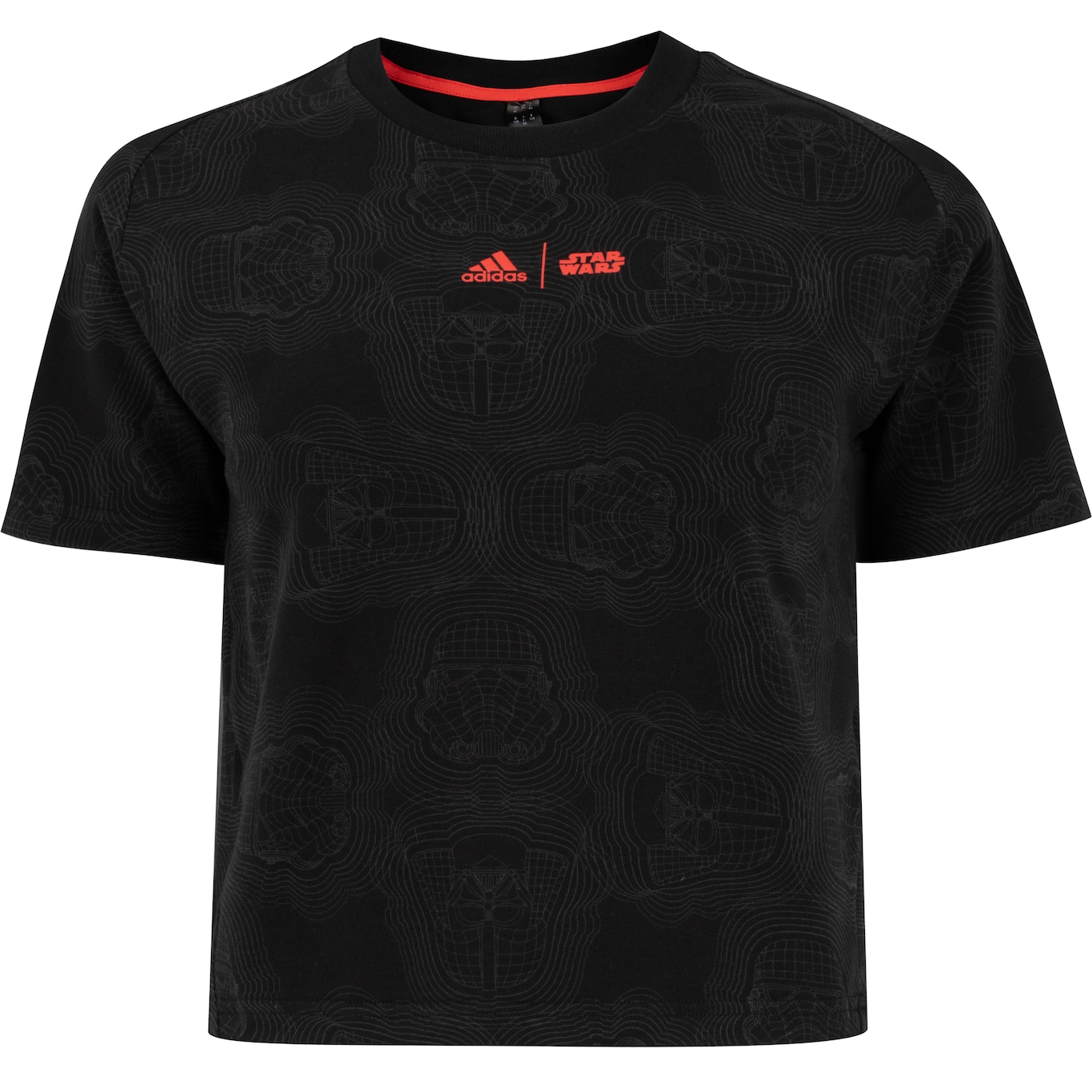 Camiseta Juvenil adidas Manga Curta Star Wars ZNE - Foto 1