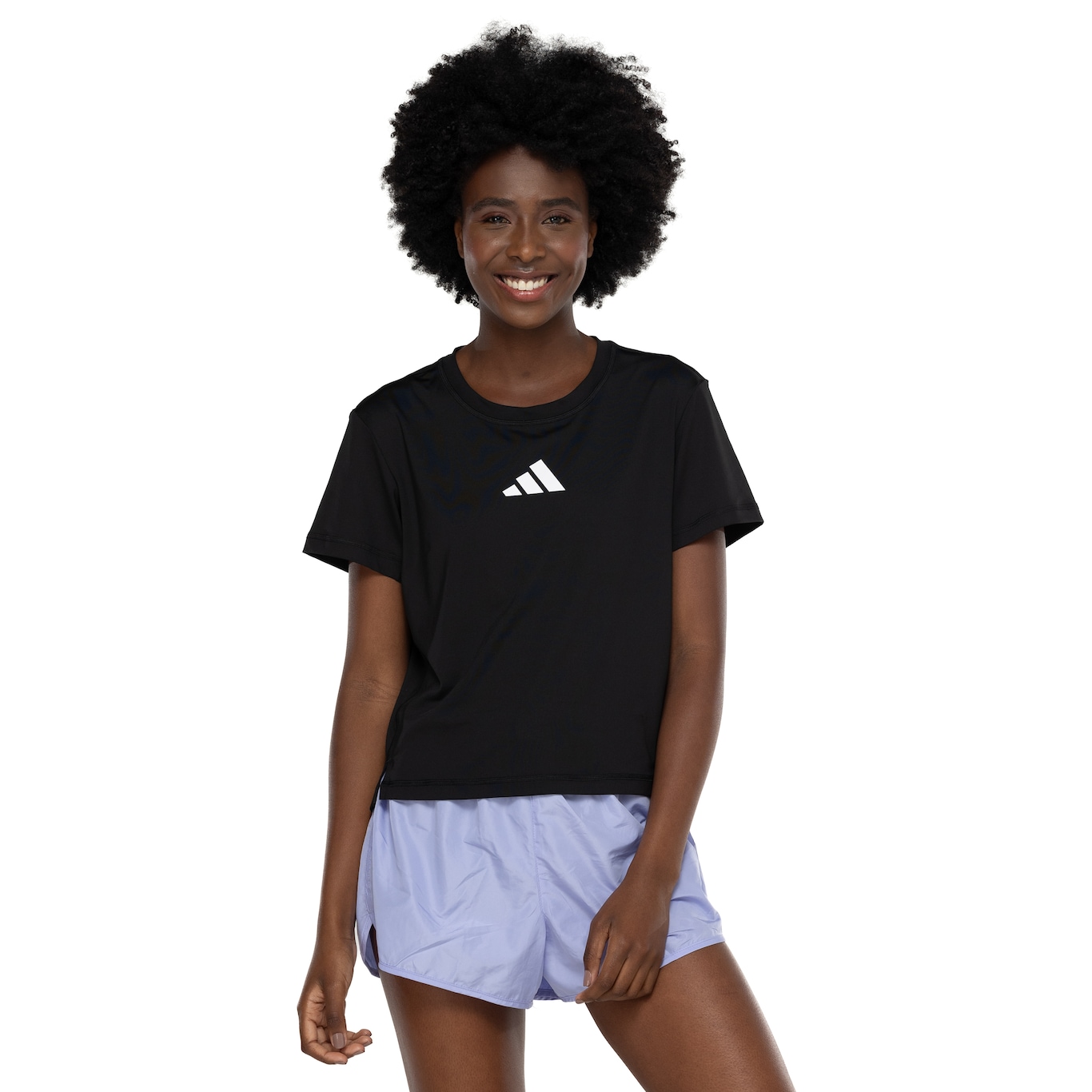 Camiseta Feminina adidas Manga Curta Treino Adapt - Video 1