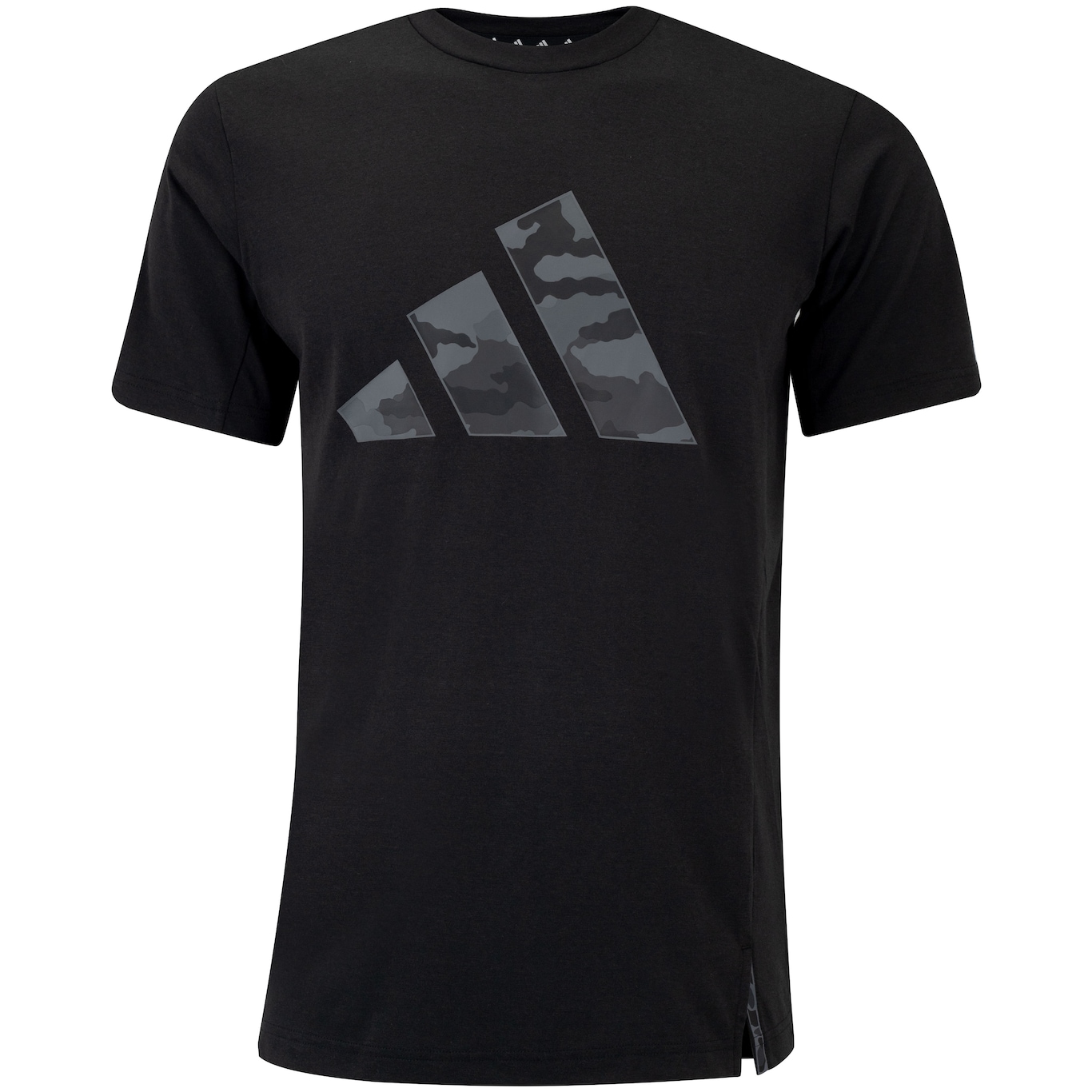 Camiseta Masculina adidas Manga Curta Logo Camuflado - Foto 1