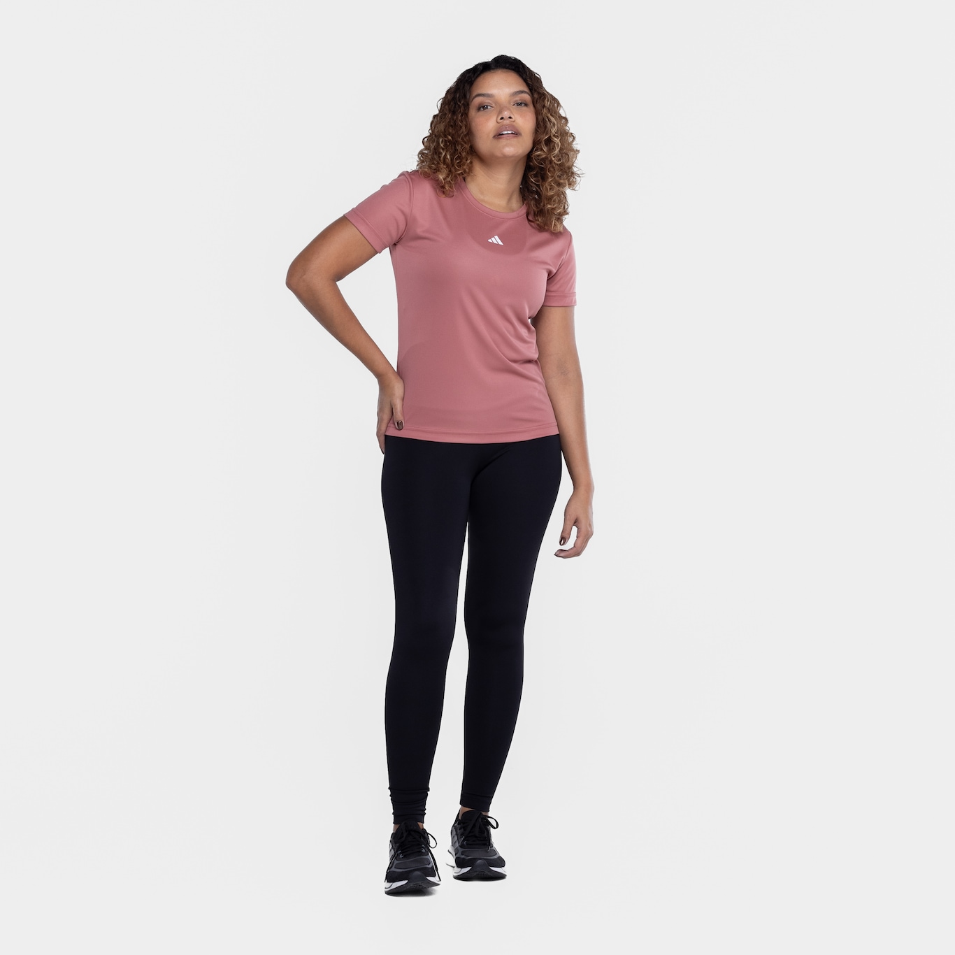 Camiseta Feminina adidas Manga Curta Treino Básica - Foto 4