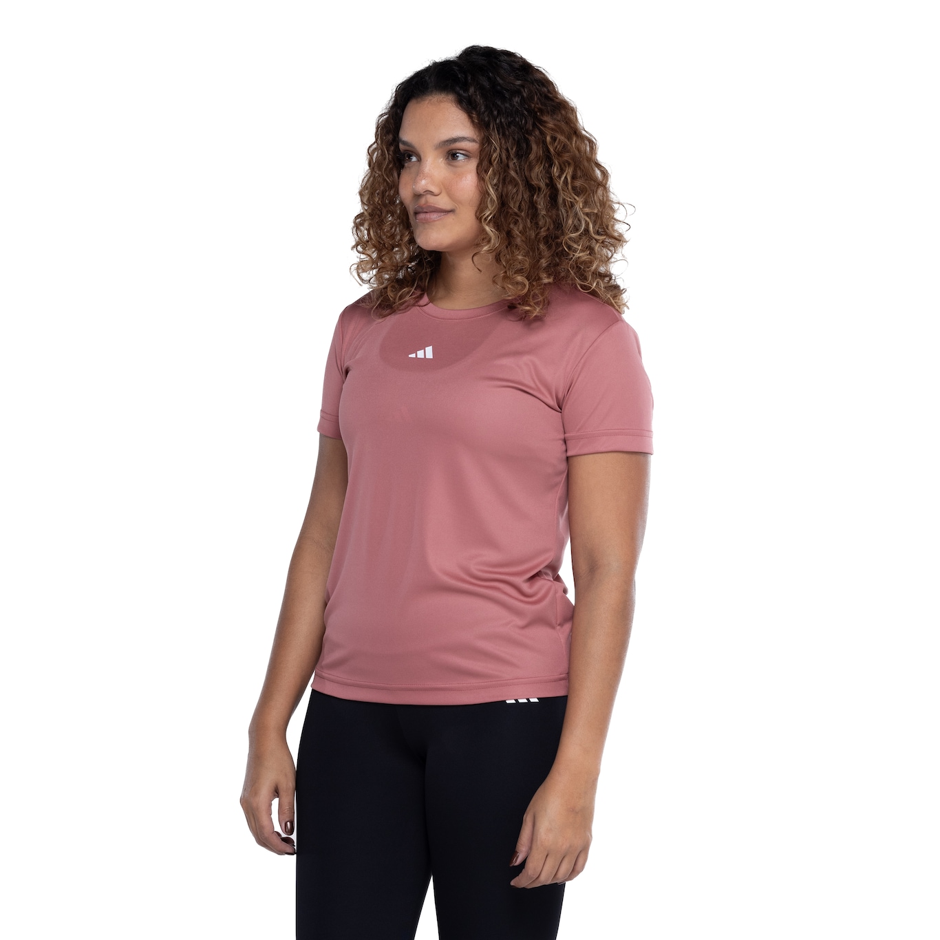 Camiseta Feminina adidas Manga Curta Treino Básica - Foto 6