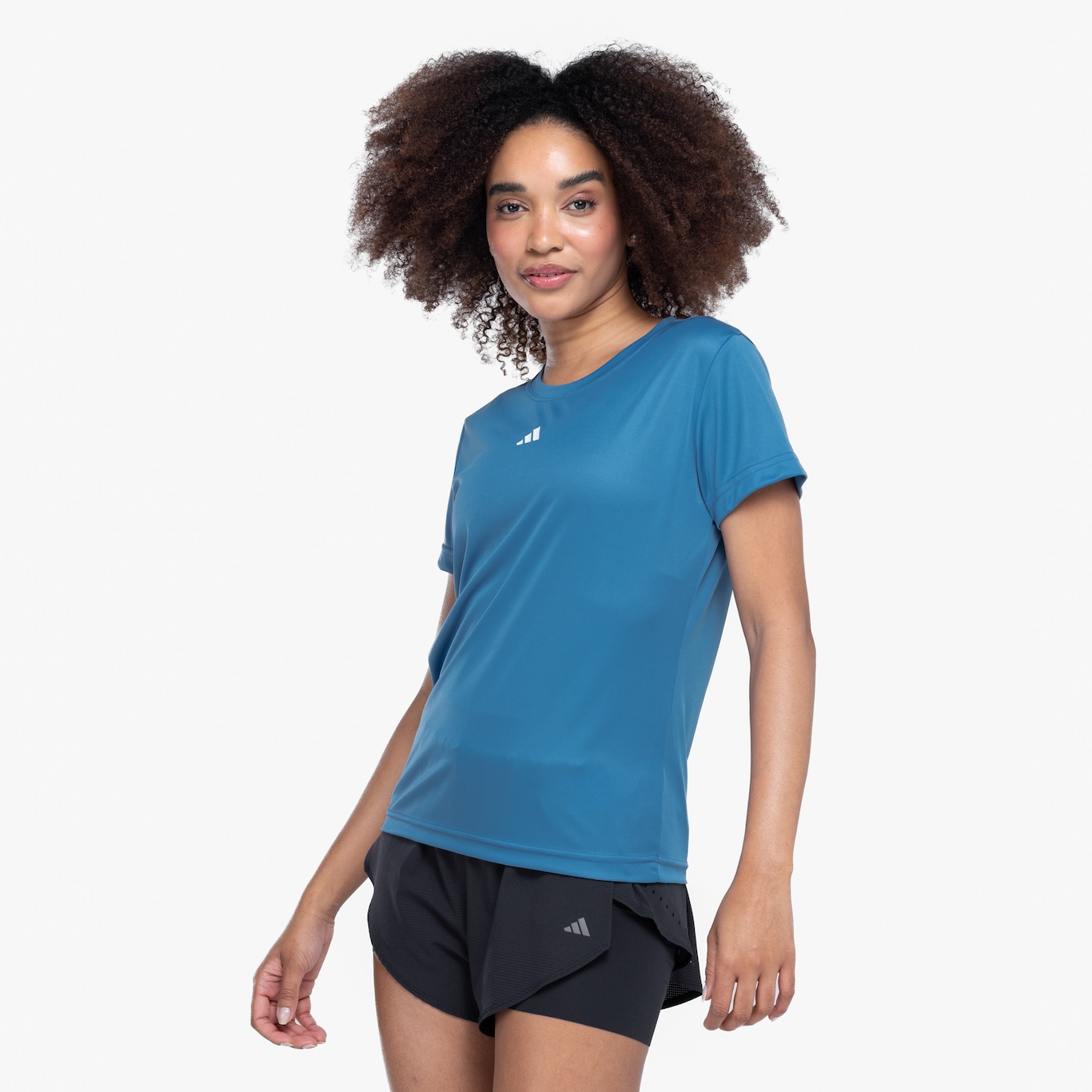 Camiseta Feminina adidas Manga Curta Treino Básica - Foto 5