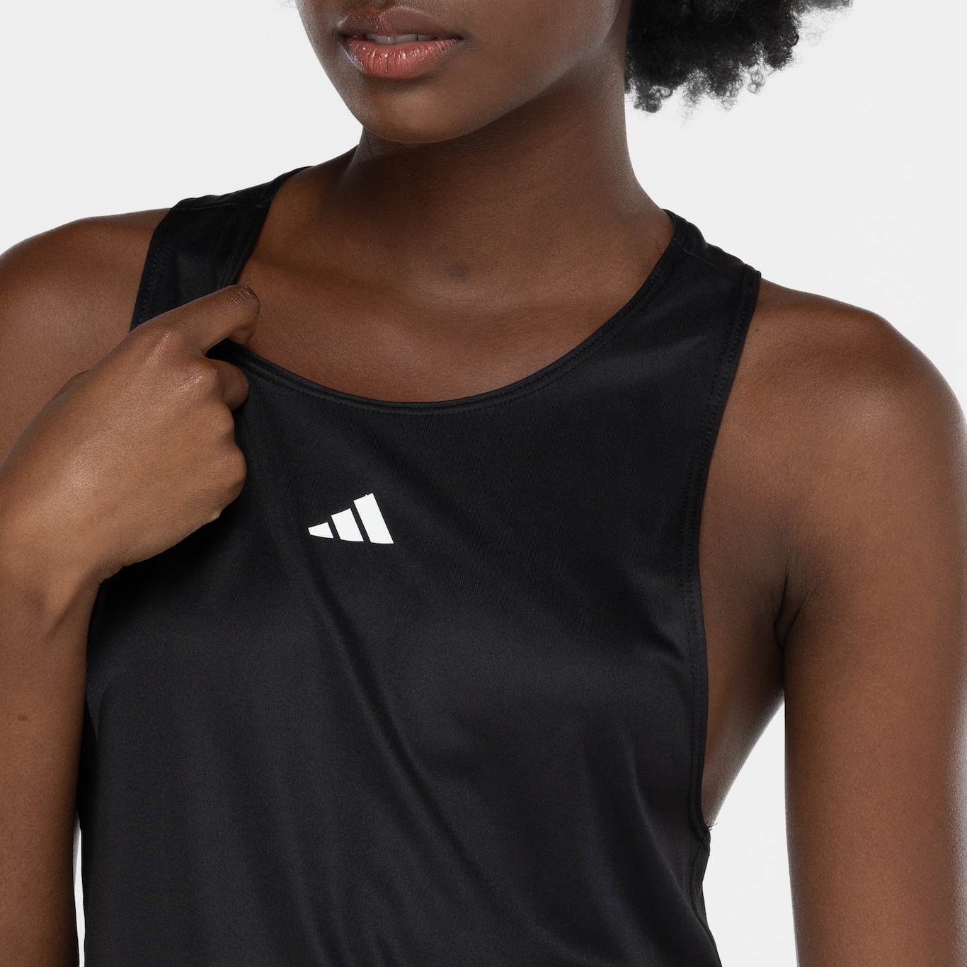 Camiseta Regata Feminina adidas Treino Básica - Foto 6