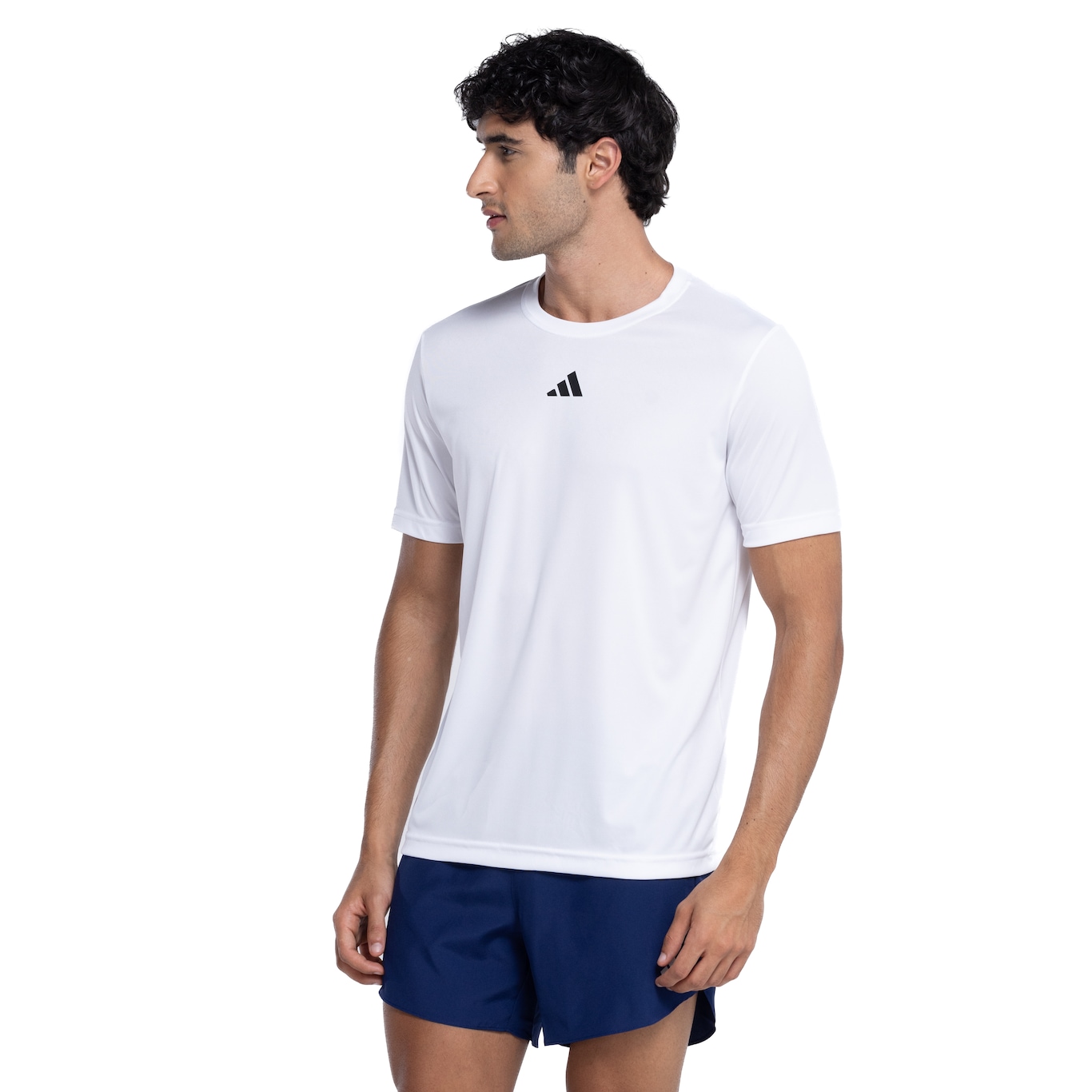 Camiseta Masculina adidas Manga Curta Treino Básica - Video 1