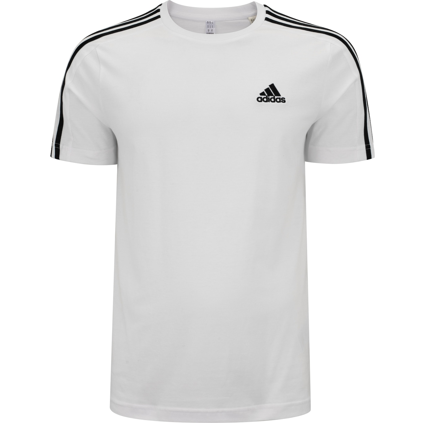 Camiseta Masculina adidas Manga Curta 3 Stripes - Foto 5