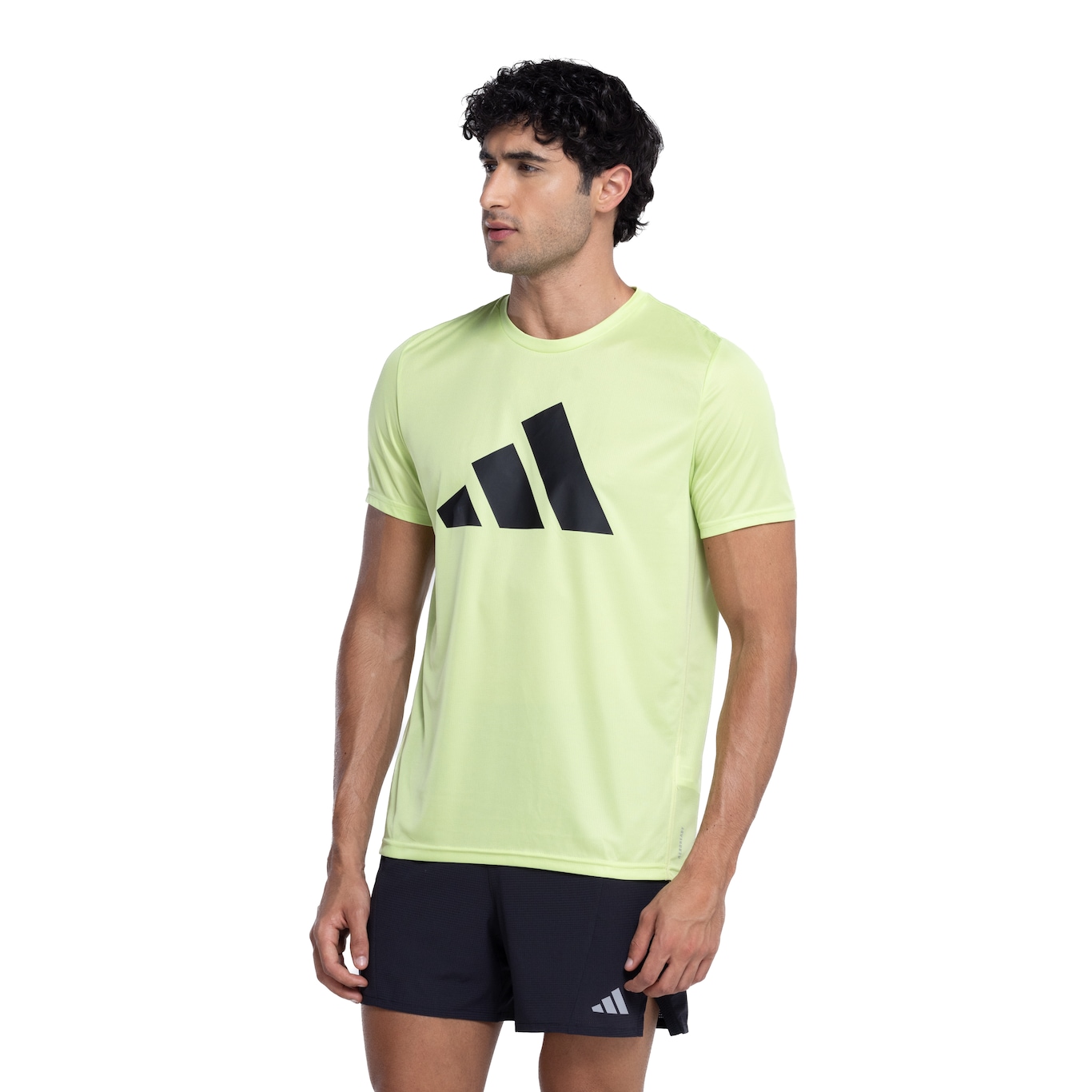 Camiseta Masculina adidas Manga Curta Run It - Video 1