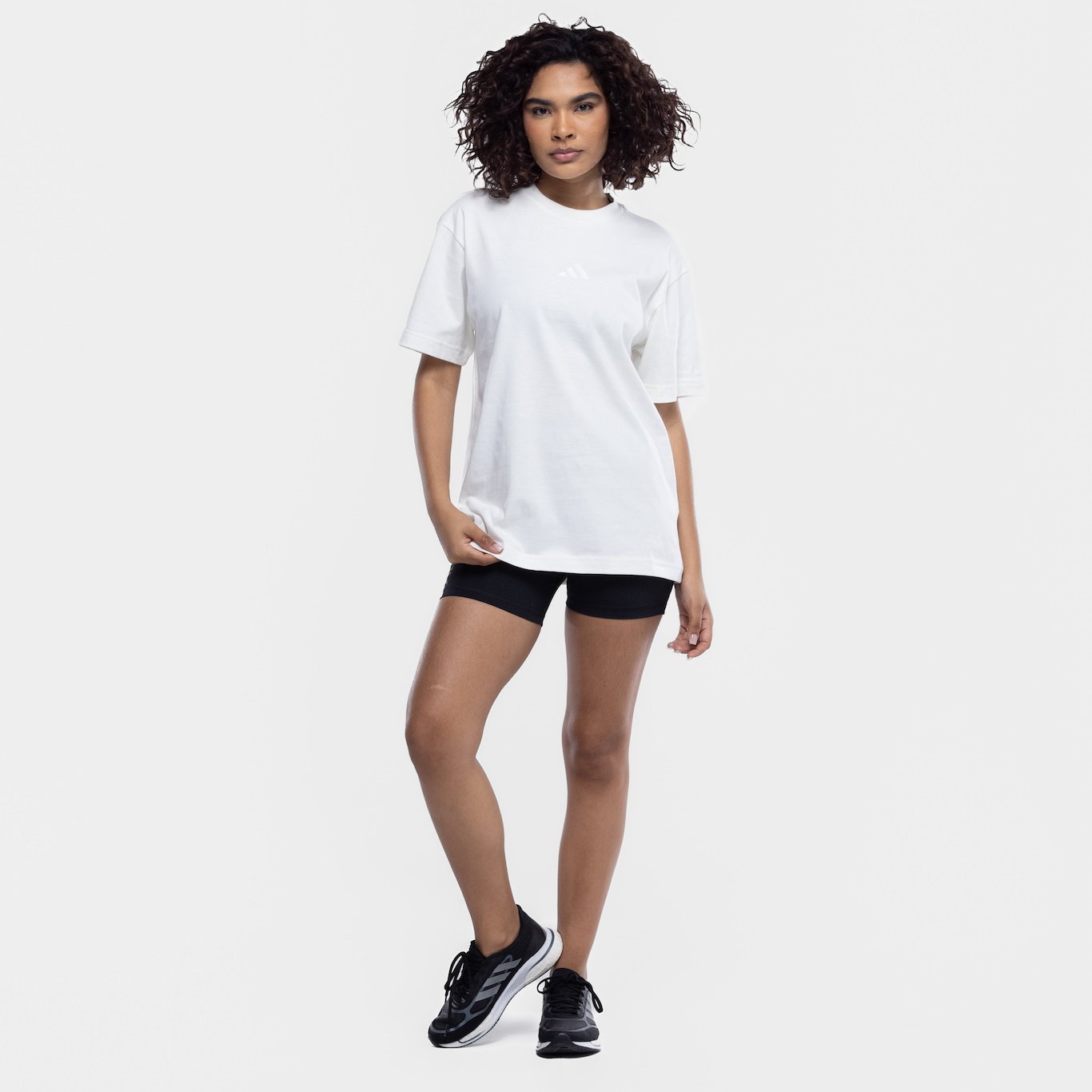 Camiseta Feminina adidas Manga Curta All SZN - Foto 4