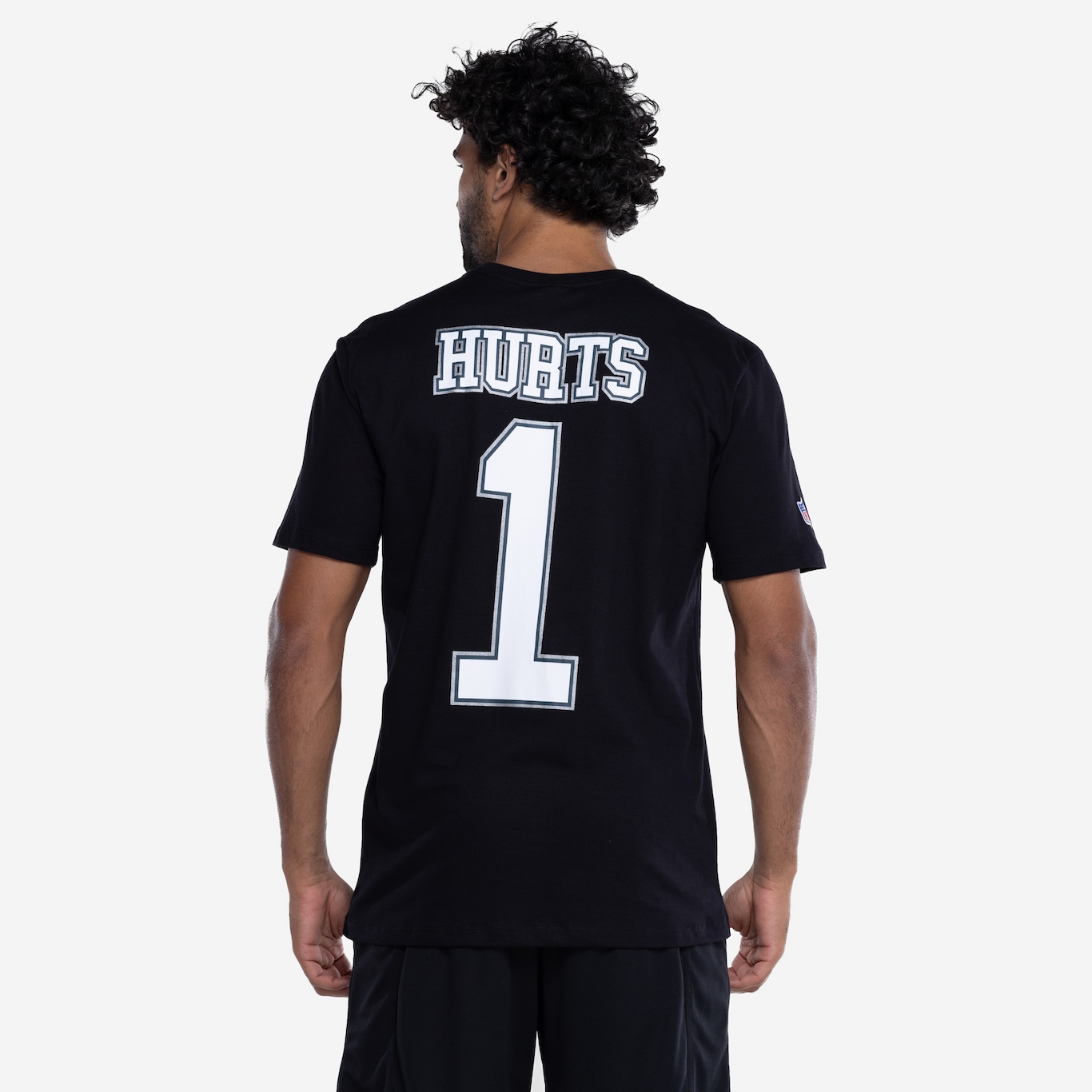 Camiseta do Philadelphia Eagles NFL Masculina Player Hurts NF012 - Foto 3