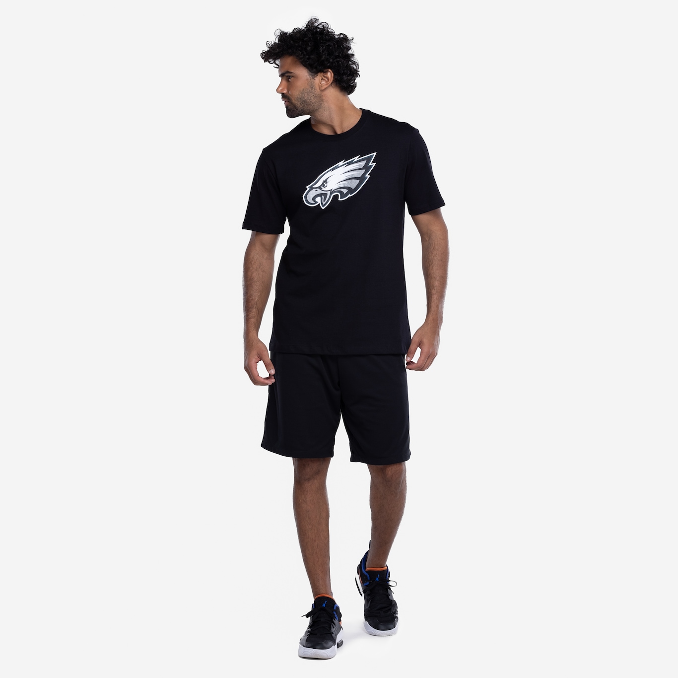 Camiseta do Philadelphia Eagles NFL Masculina Player Hurts NF012 - Foto 4