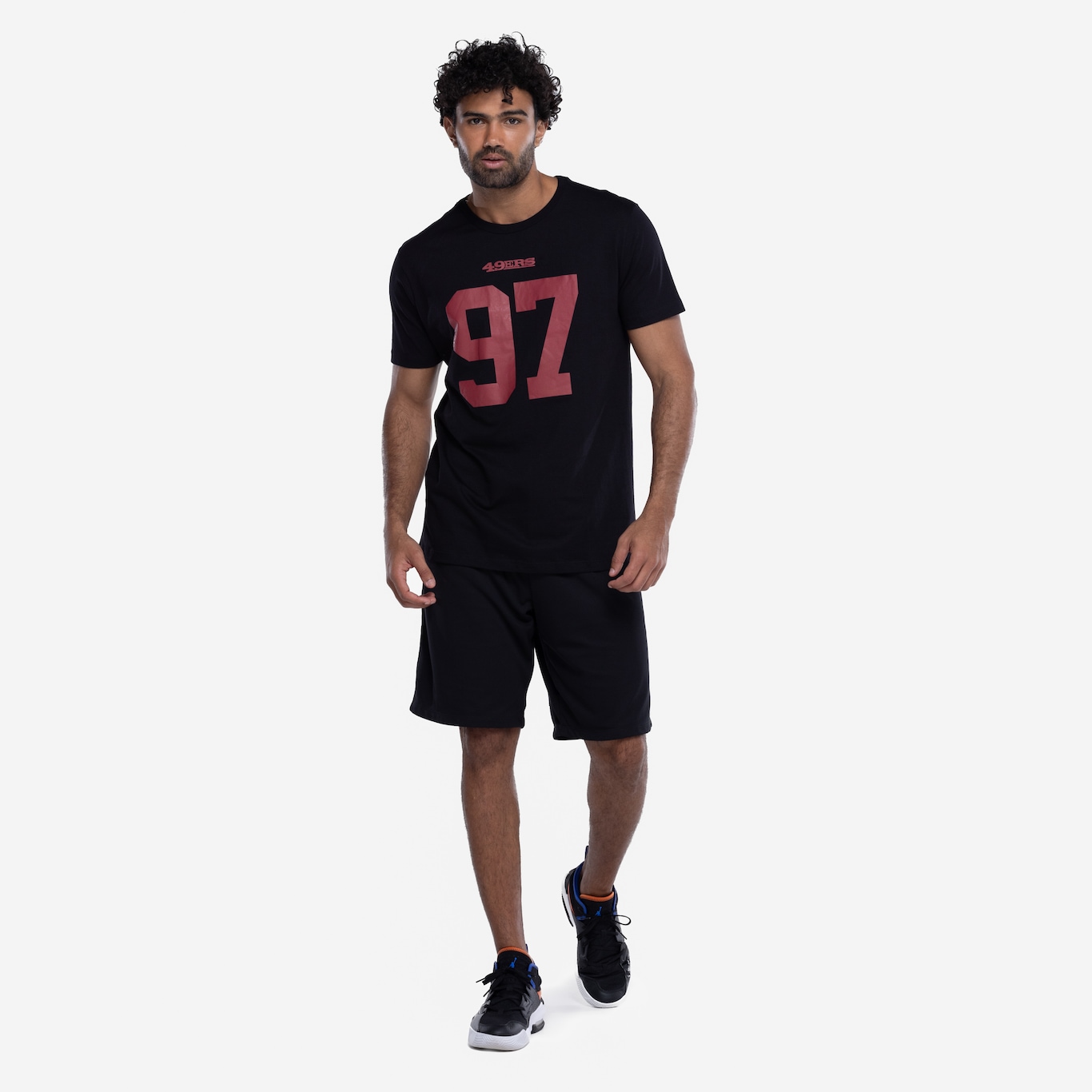 Camiseta do San Francisco 49ers NFL Masculina Player Bosa NF016 - Foto 4