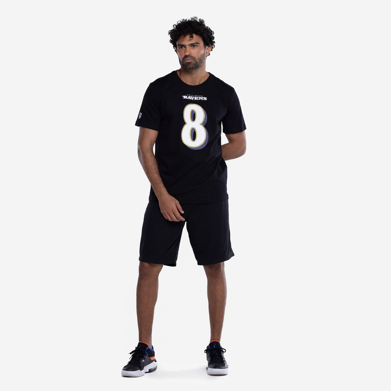 Camiseta do Baltimore Ravens NFL Masculina Player Jackson NF017 - Foto 4