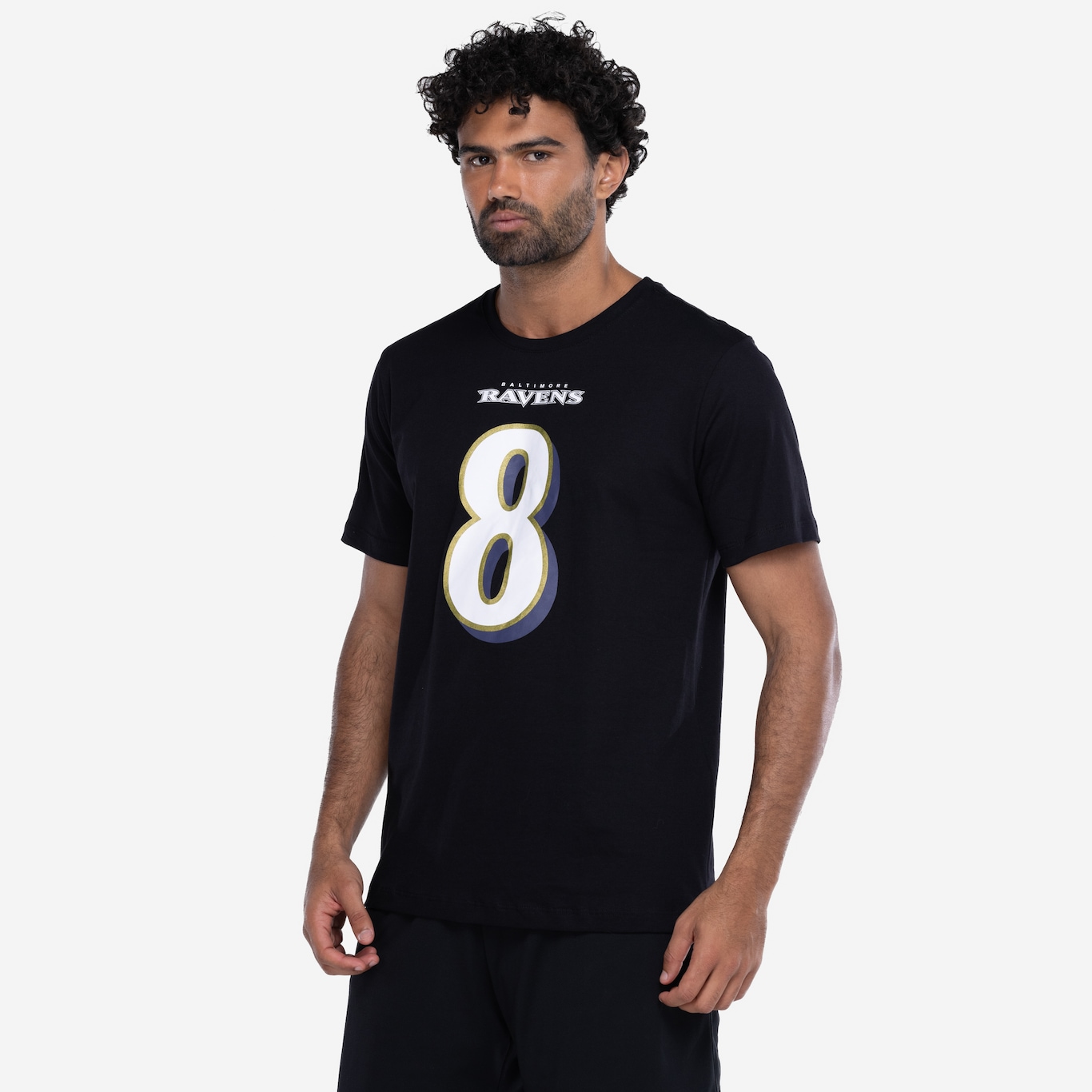 Camiseta do Baltimore Ravens NFL Masculina Player Jackson NF017 - Foto 5