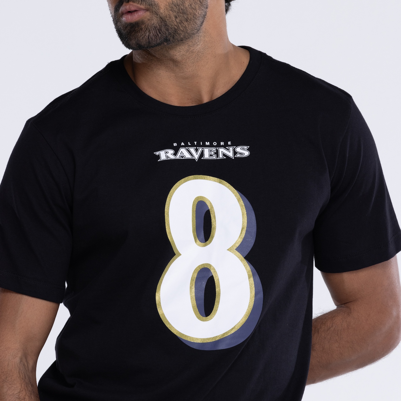 Camiseta do Baltimore Ravens NFL Masculina Player Jackson NF017 - Foto 6