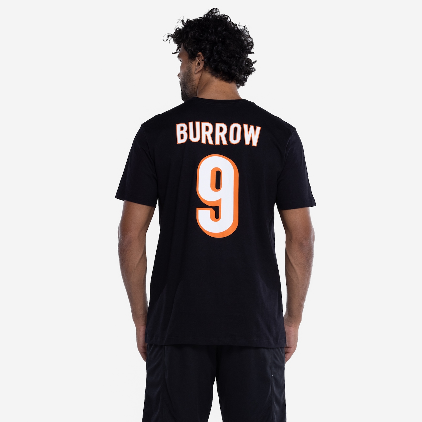 Camiseta do Cincinnati Bengals NFL Masculina Player Burrow NF018 - Foto 3