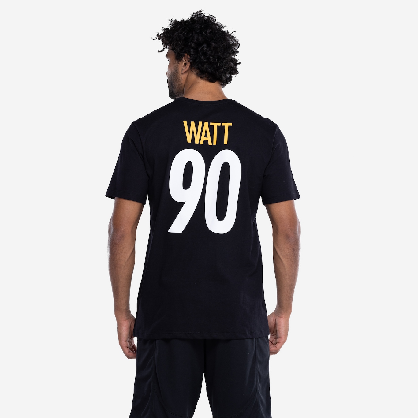 Camiseta do Pittsburgh Steelers NFL Masculina Player Watt NF019 - Foto 3