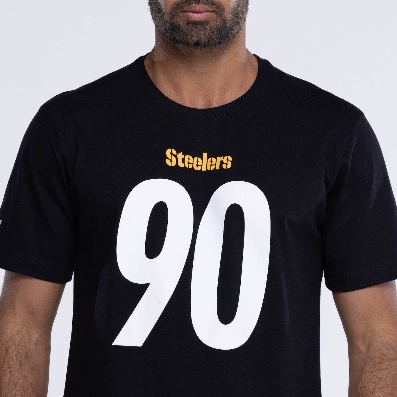 Camiseta do Pittsburgh Steelers NFL Masculina Player Watt NF019 - Foto 6