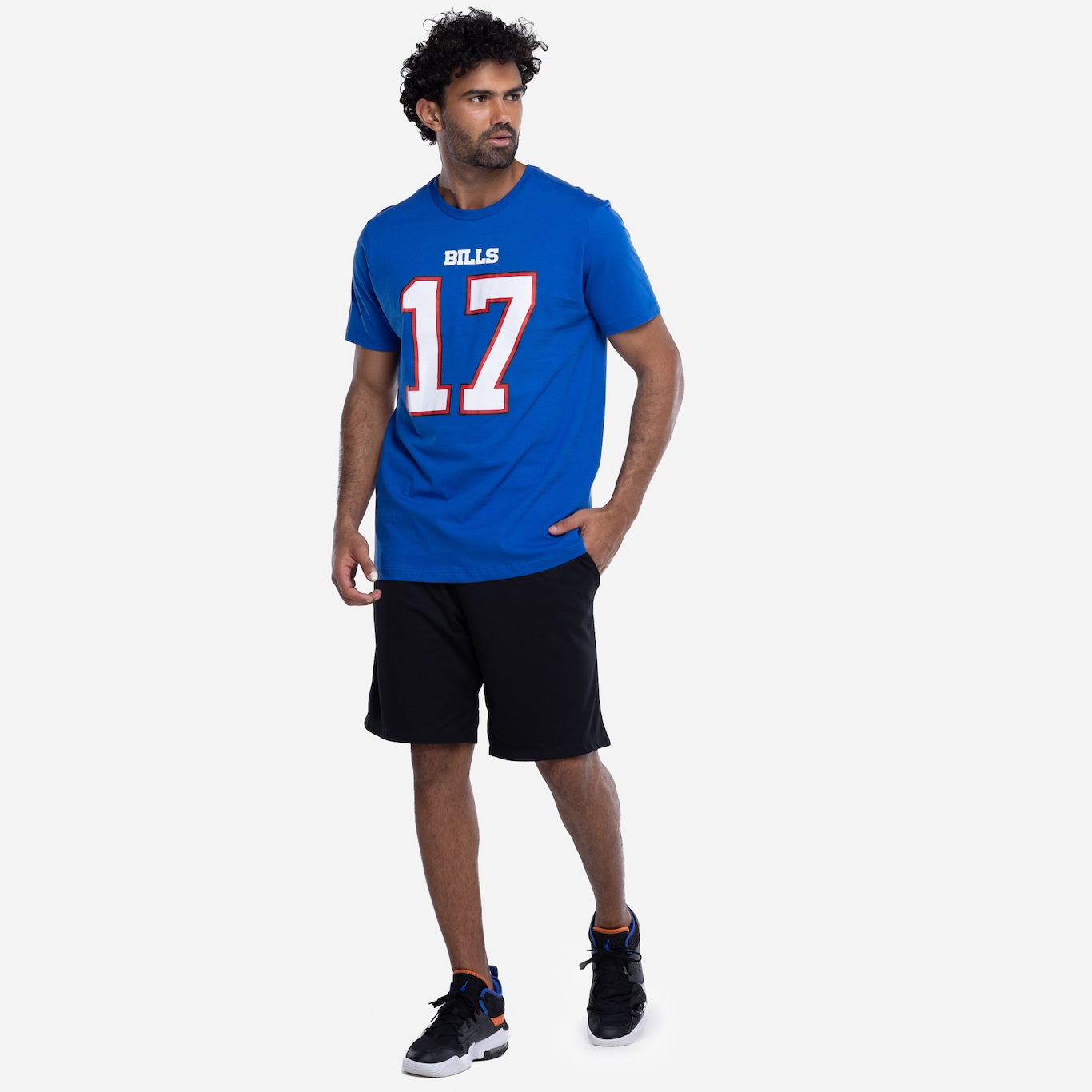 Camiseta do Buffalo Bills NFL Masculina Allen NF021 - Foto 4