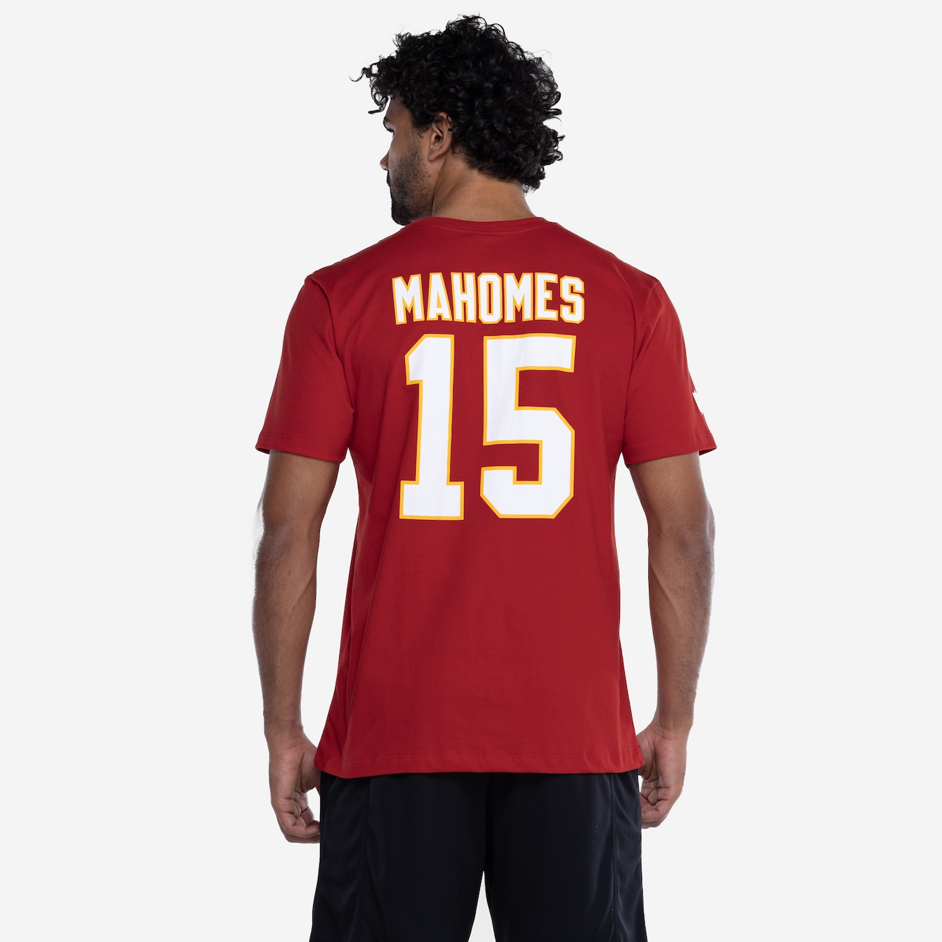 Camiseta do Kansas City Chiefs NFL Masculina Player Mahomes NF022 - Foto 3