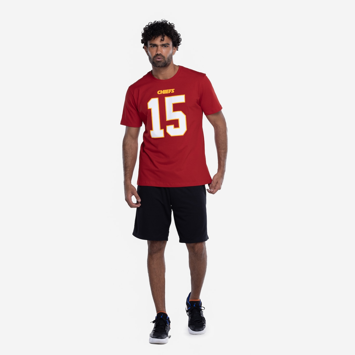 Camiseta do Kansas City Chiefs NFL Masculina Player Mahomes NF022 - Foto 4