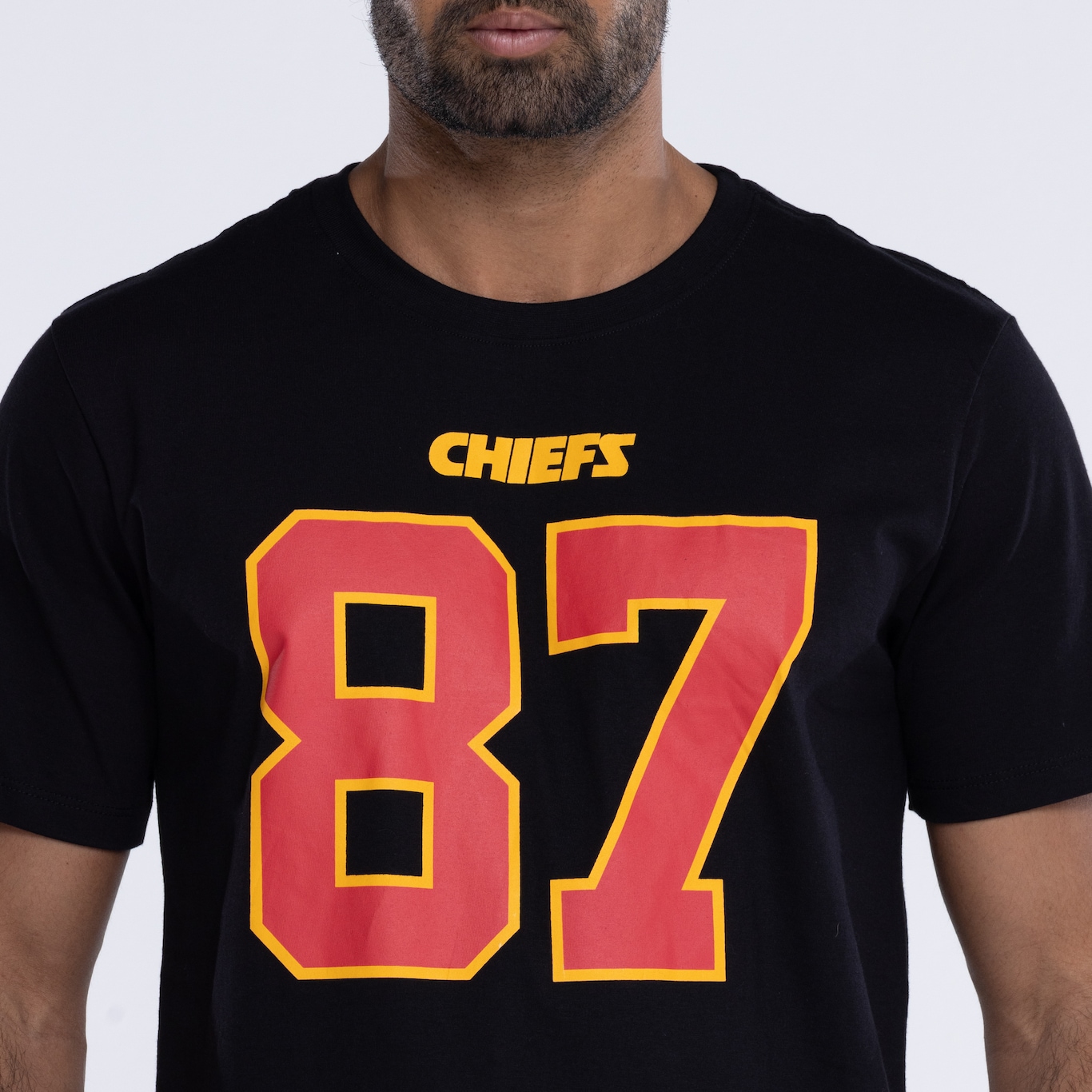 Camiseta do Kansas City Chiefs NFL Masculina Player Kelce NF023 - Foto 6