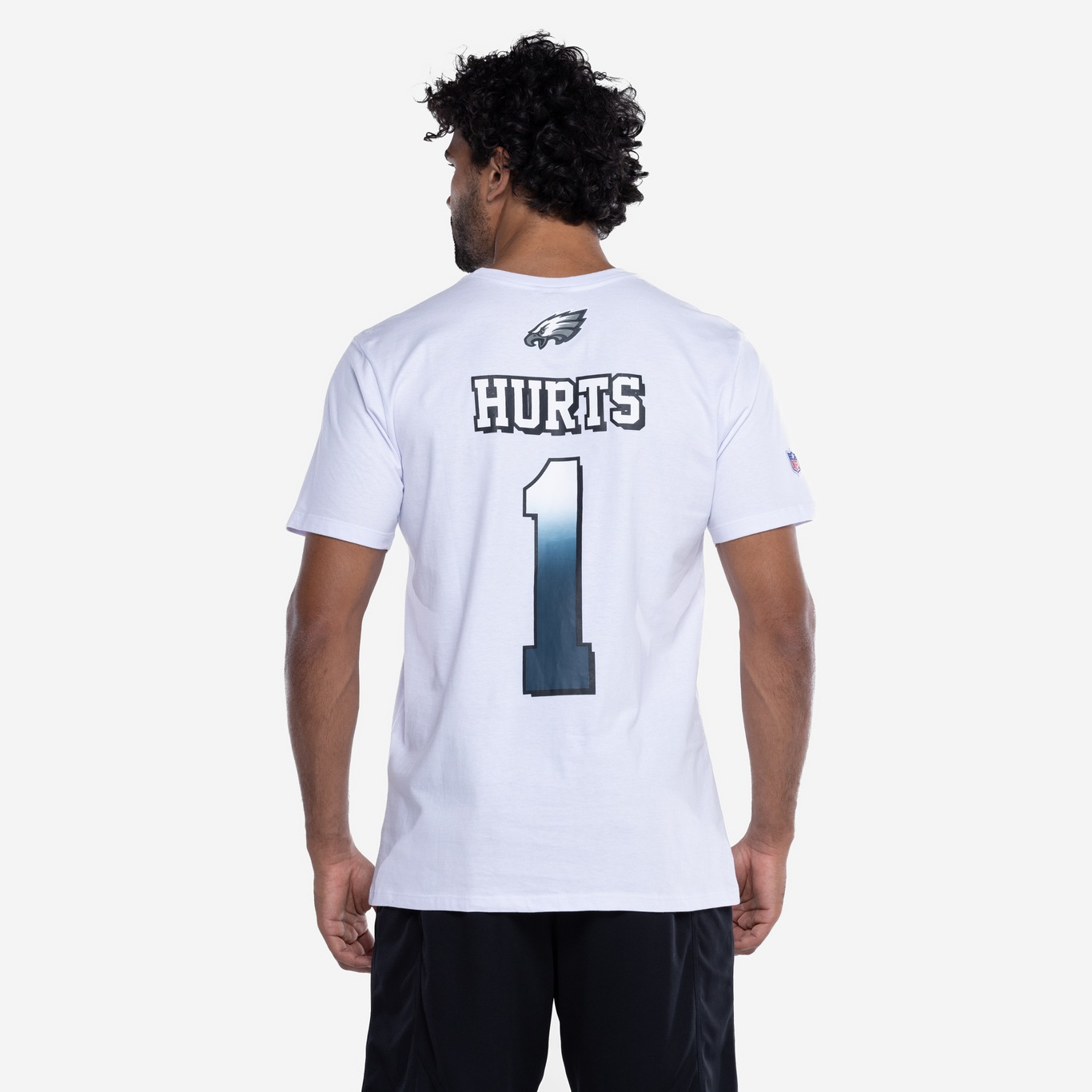 Camiseta do Philadelphia Eagles NFL Masculina Player Hurts NF058 - Foto 3