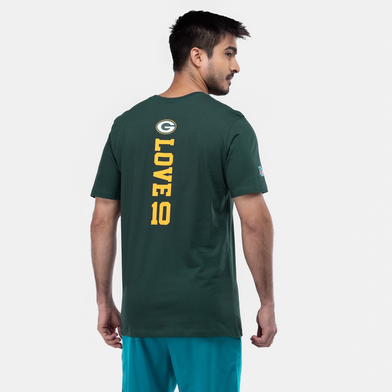 Camiseta do Green Bay Packers NFL Masculina Player Love NF059 - Foto 3