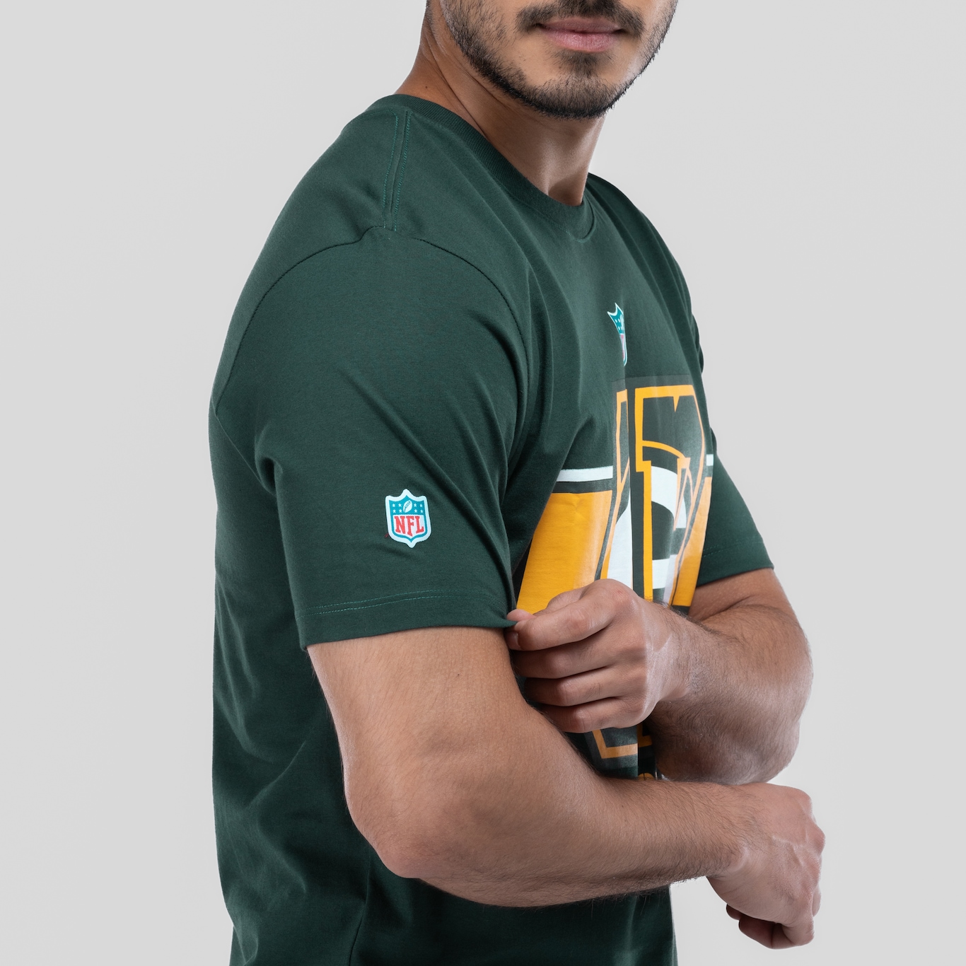 Camiseta do Green Bay Packers NFL Masculina Player Love NF059 - Foto 4