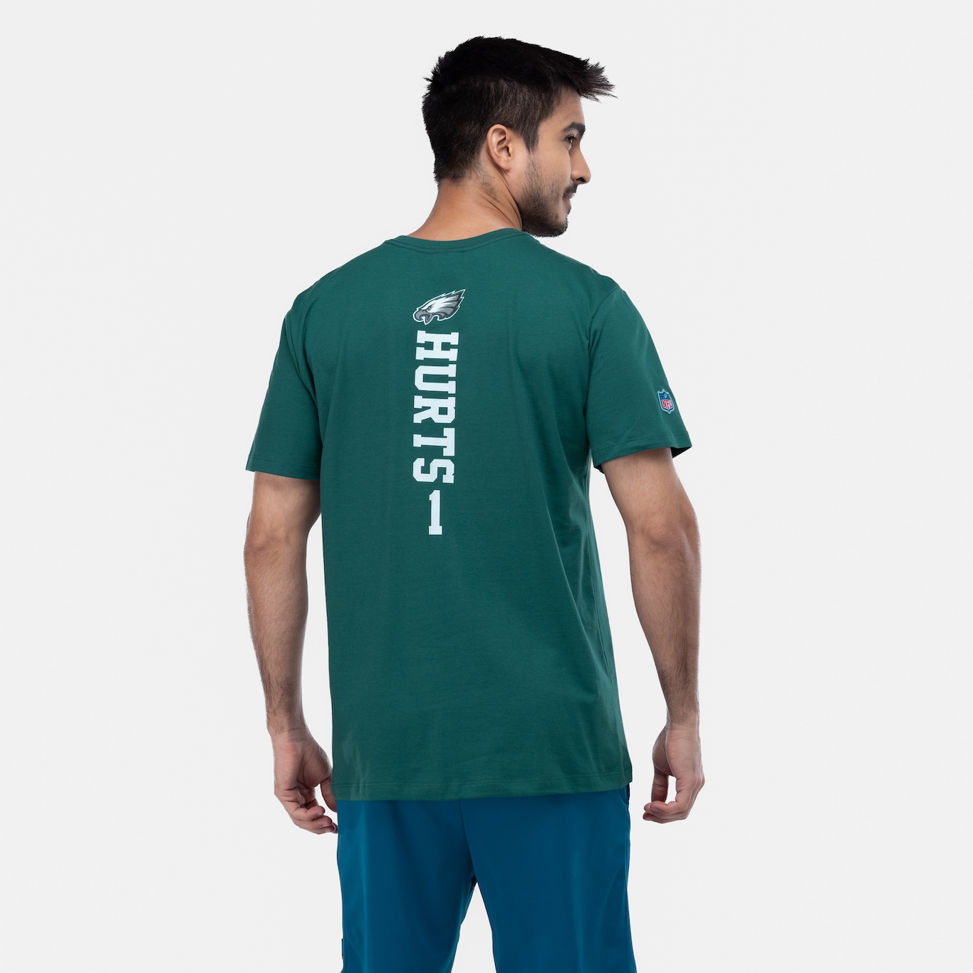 Camiseta do Philadelphia Eagles NFL Masculina Player Hurts NF060 - Foto 3