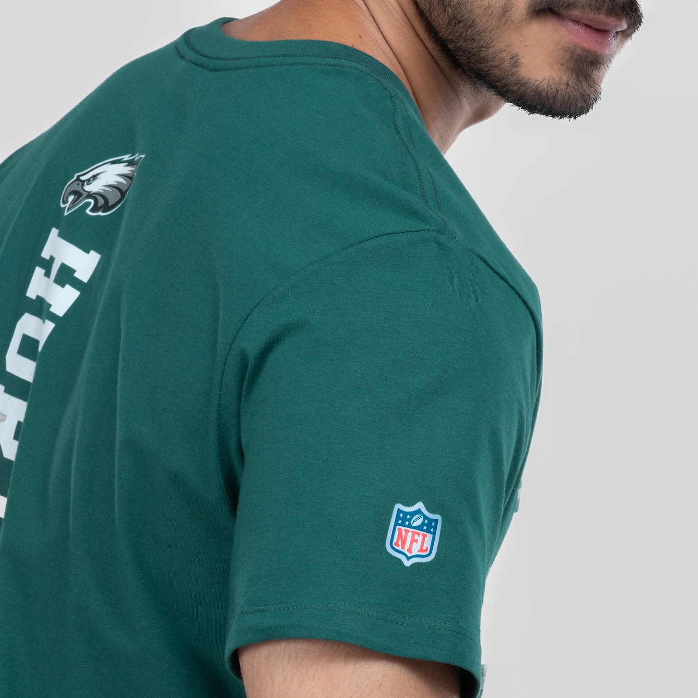 Camiseta do Philadelphia Eagles NFL Masculina Player Hurts NF060 - Foto 4