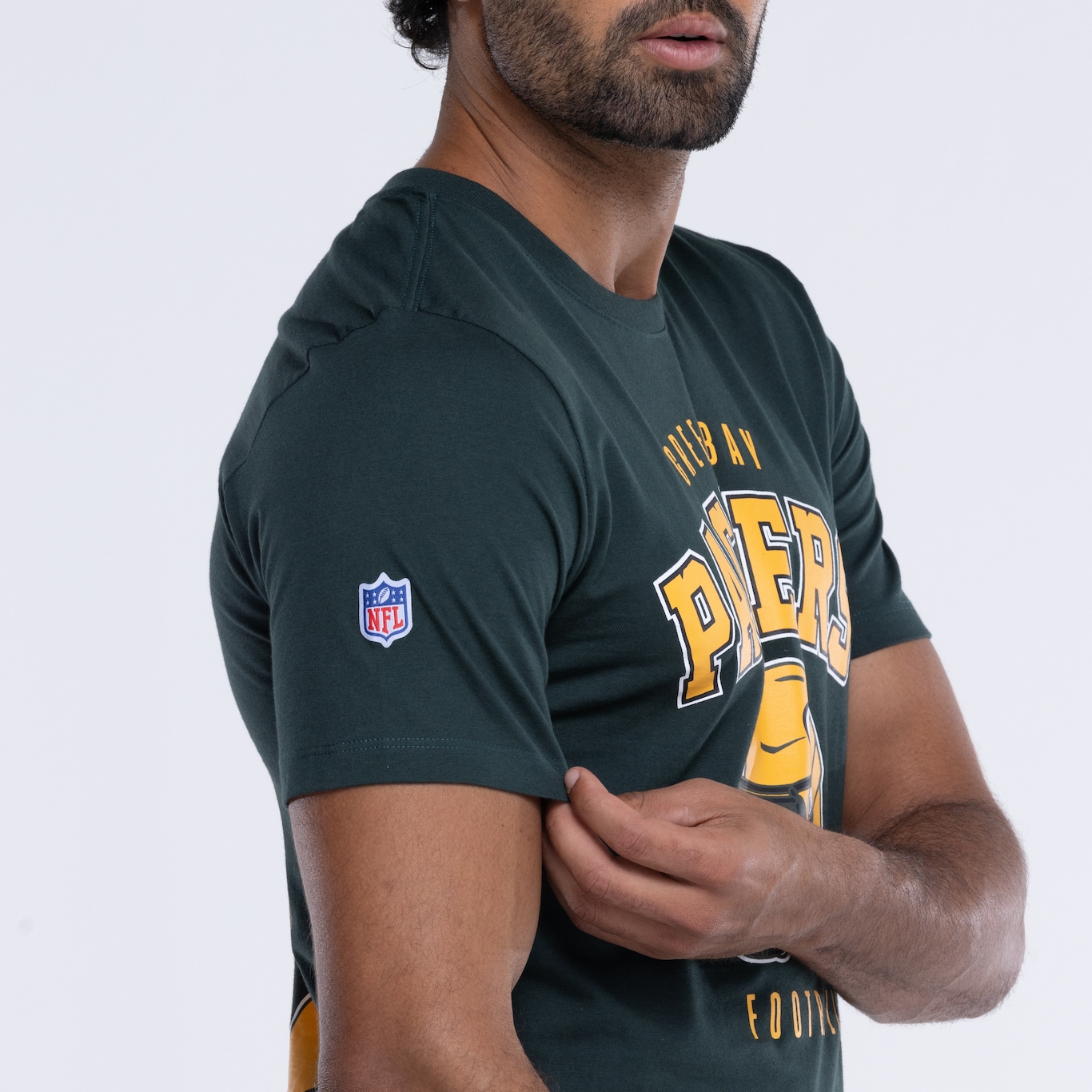 Camiseta do Green Bay Packers NFL Masculina Player Love NF061 - Foto 6