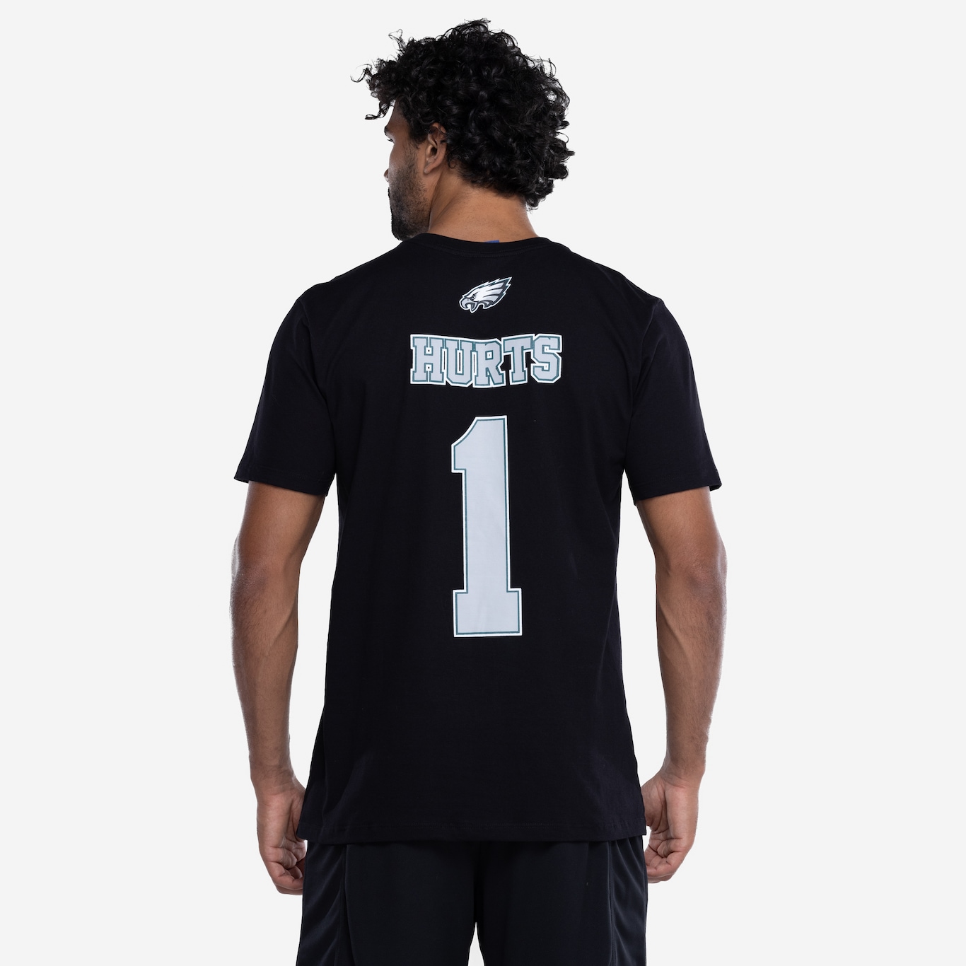 Camiseta do Philadelphia Eagles NFL Masculina Player Hurts NF062 - Foto 3