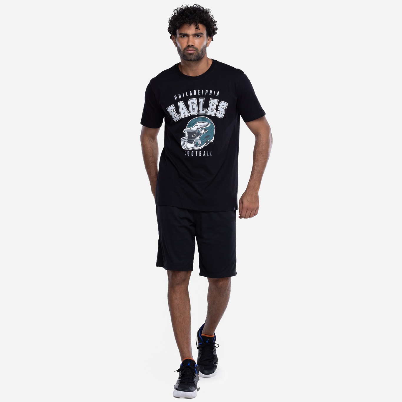 Camiseta do Philadelphia Eagles NFL Masculina Player Hurts NF062 - Foto 4