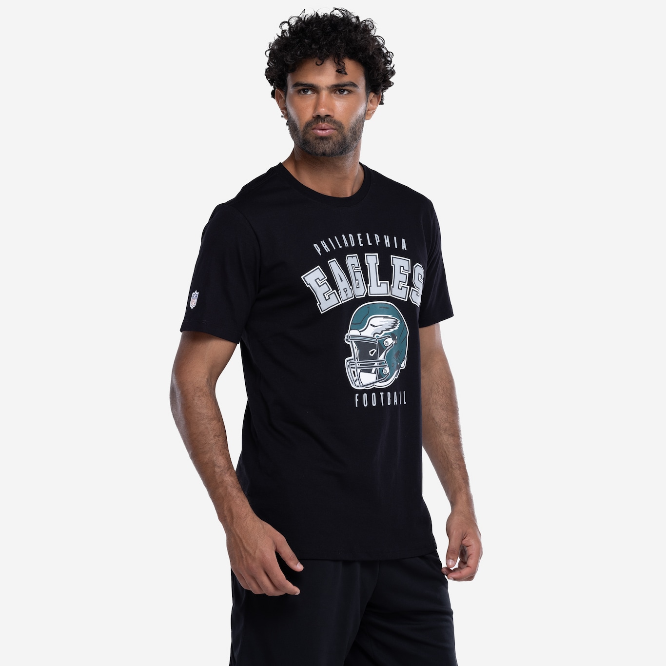 Camiseta do Philadelphia Eagles NFL Masculina Player Hurts NF062 - Foto 5